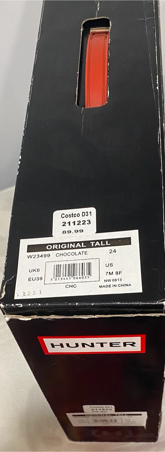 Hunter Original Tall Boots Chocolate Size US 7 - photo 5