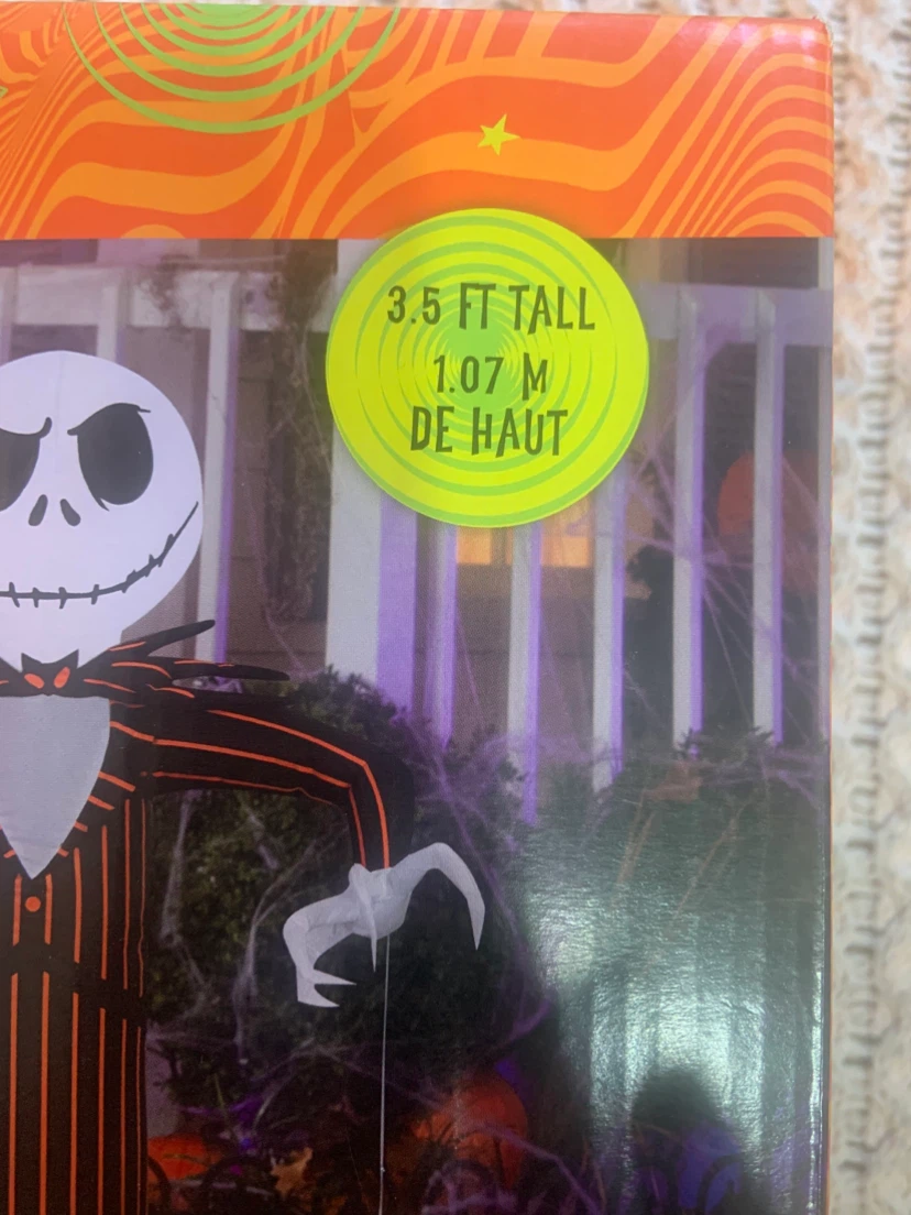 Disney Jack Skellington Airblown Inflatable - photo 4