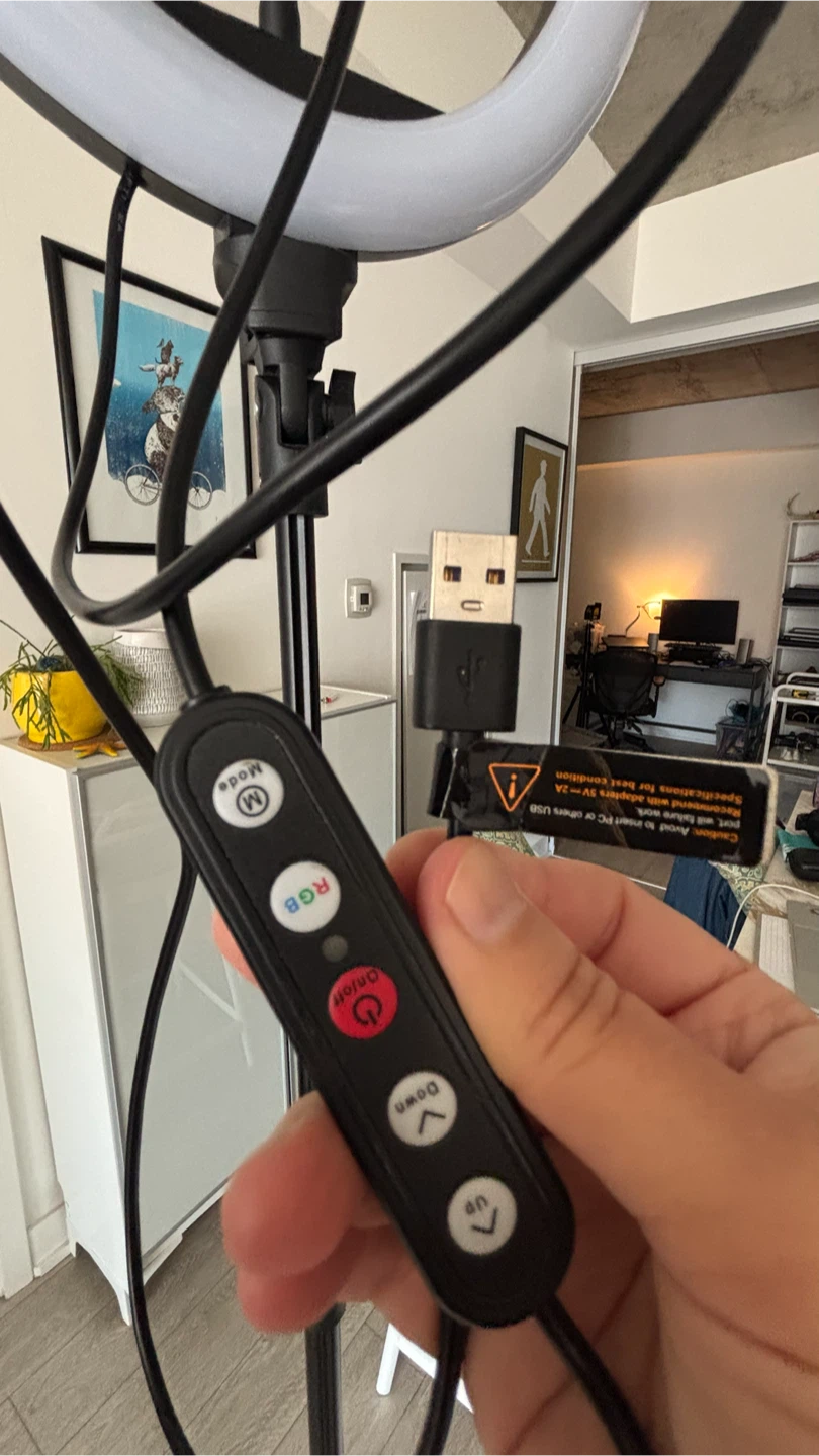 RGB Ring Light with Tripod Stand - photo 3