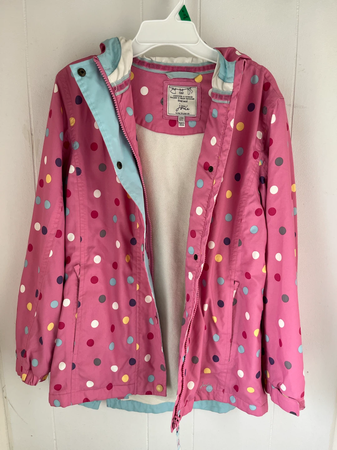 Little Joules Polka Dot Rain Jacket - photo 4