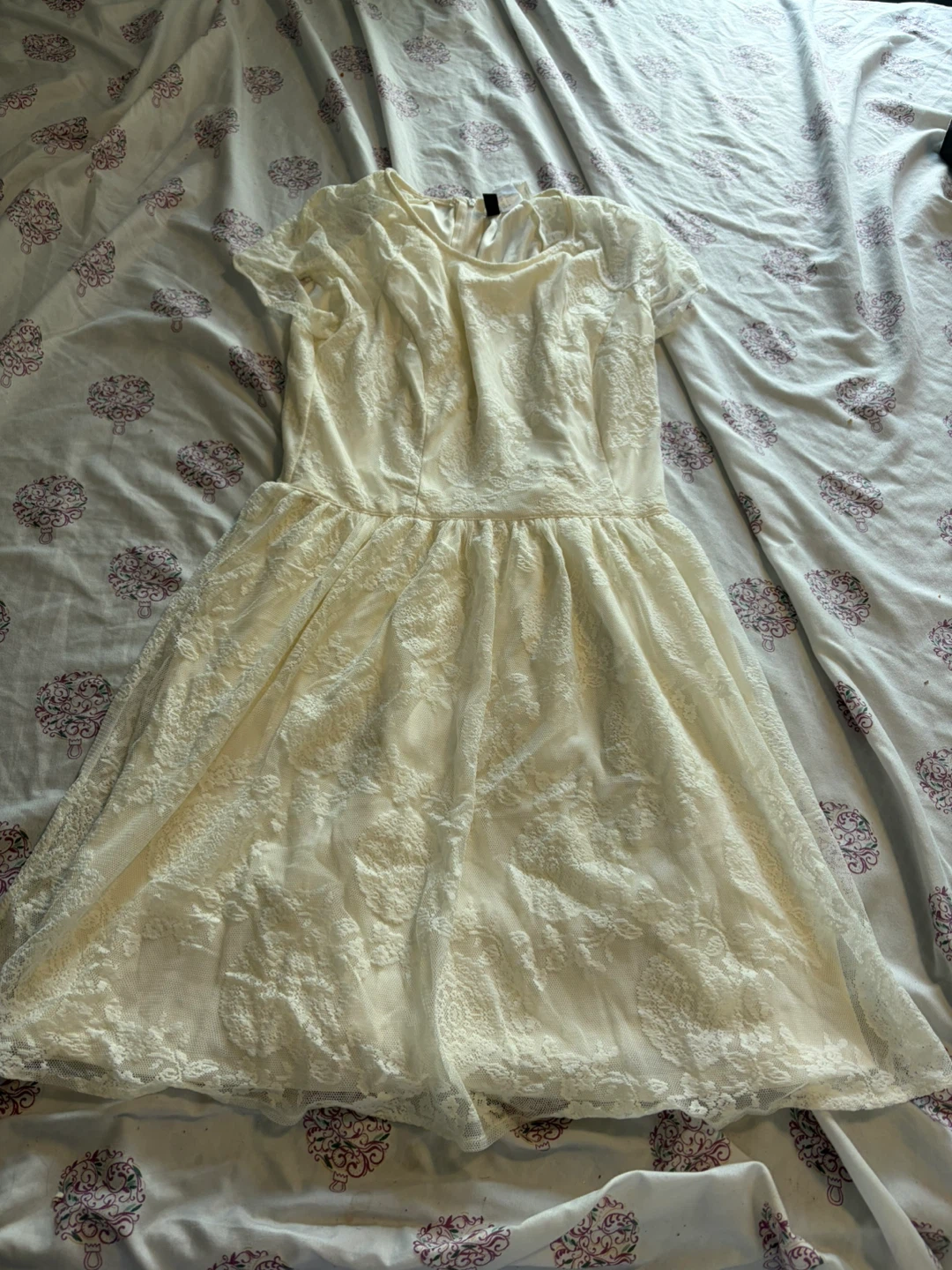 H&M Divided White Lace Dress