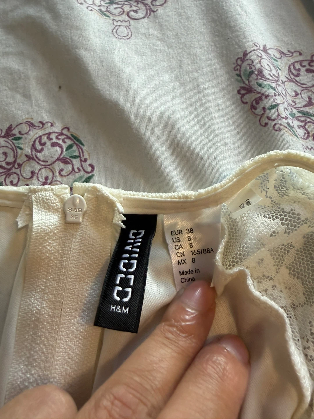 H&M Divided White Lace Dress - photo 2