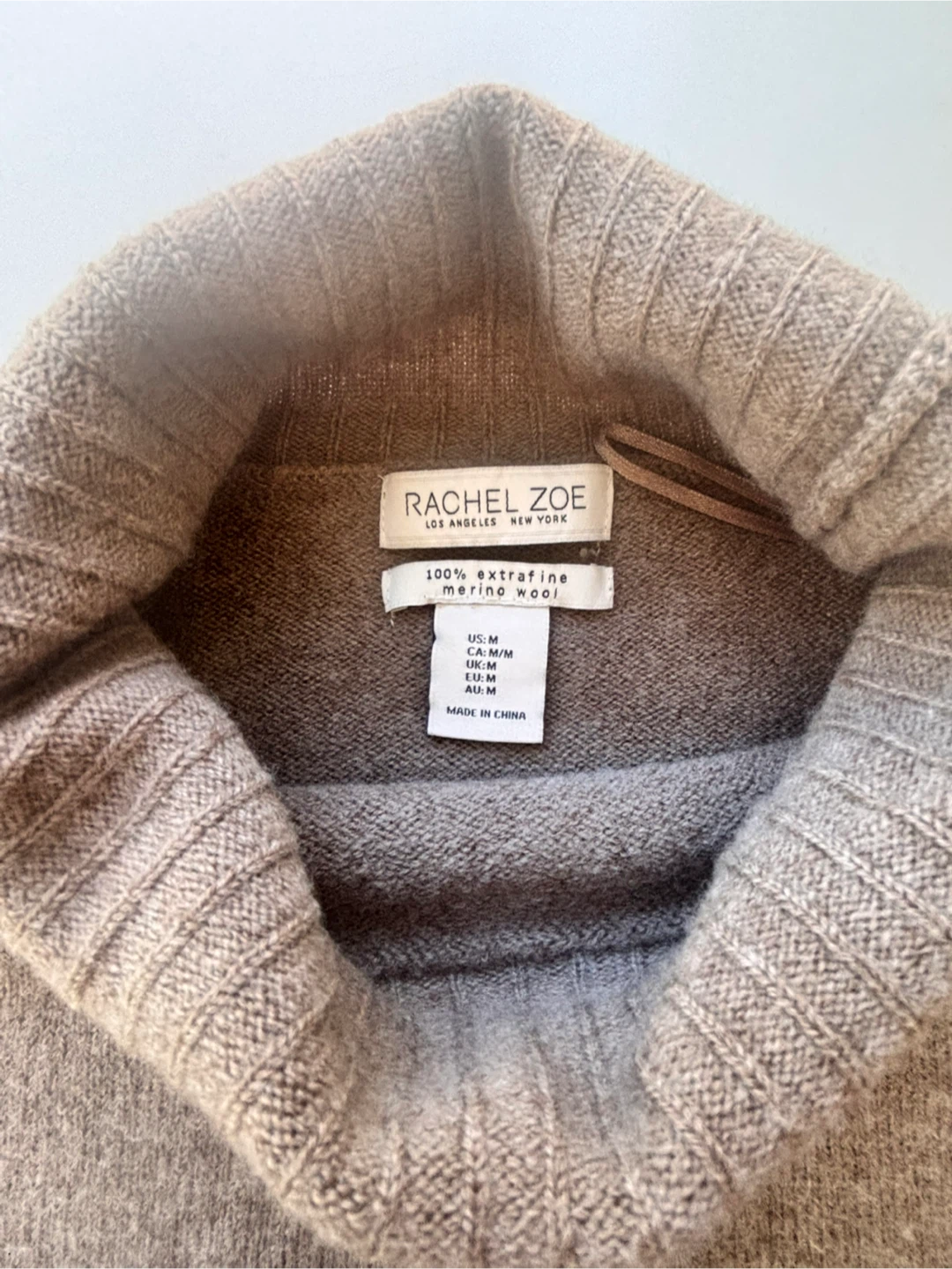 Rachel Zoe 100% Extrafine Merino Wool Sweater - photo 2