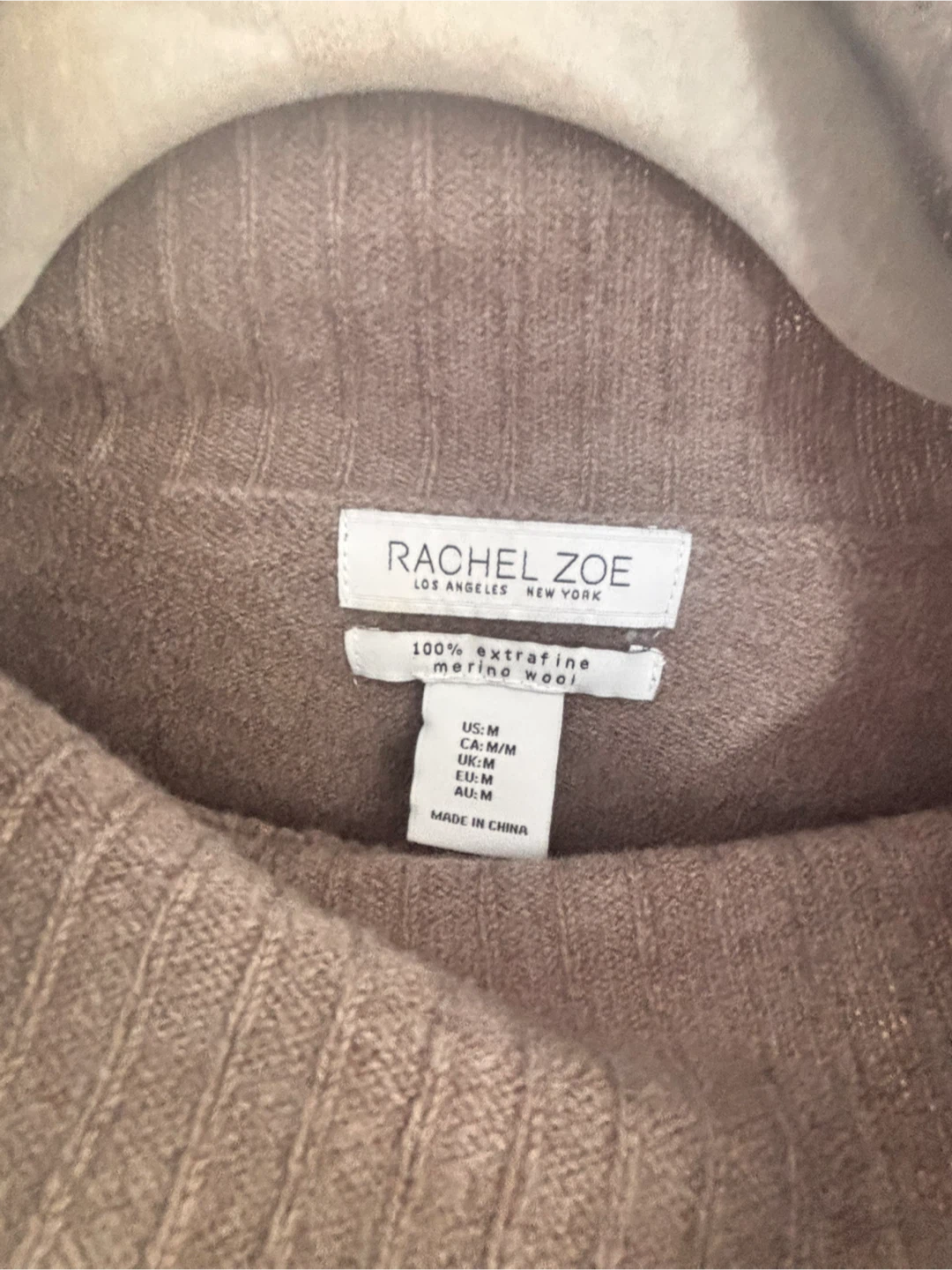 Rachel Zoe 100% Extrafine Merino Wool Sweater - photo 5