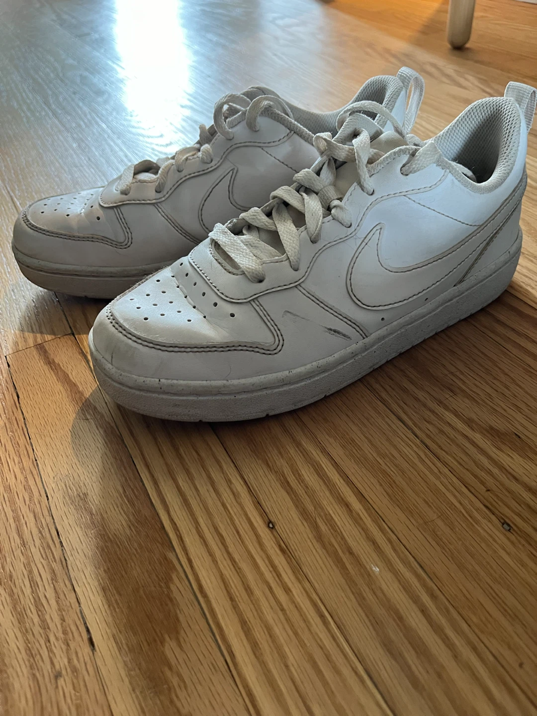 Nike White Sneakers Size 4.5Y