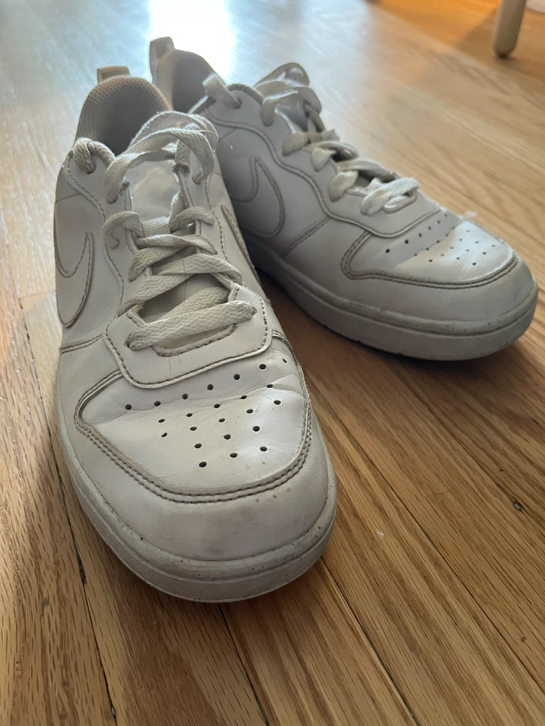 Nike White Sneakers Size 4.5Y - photo 2