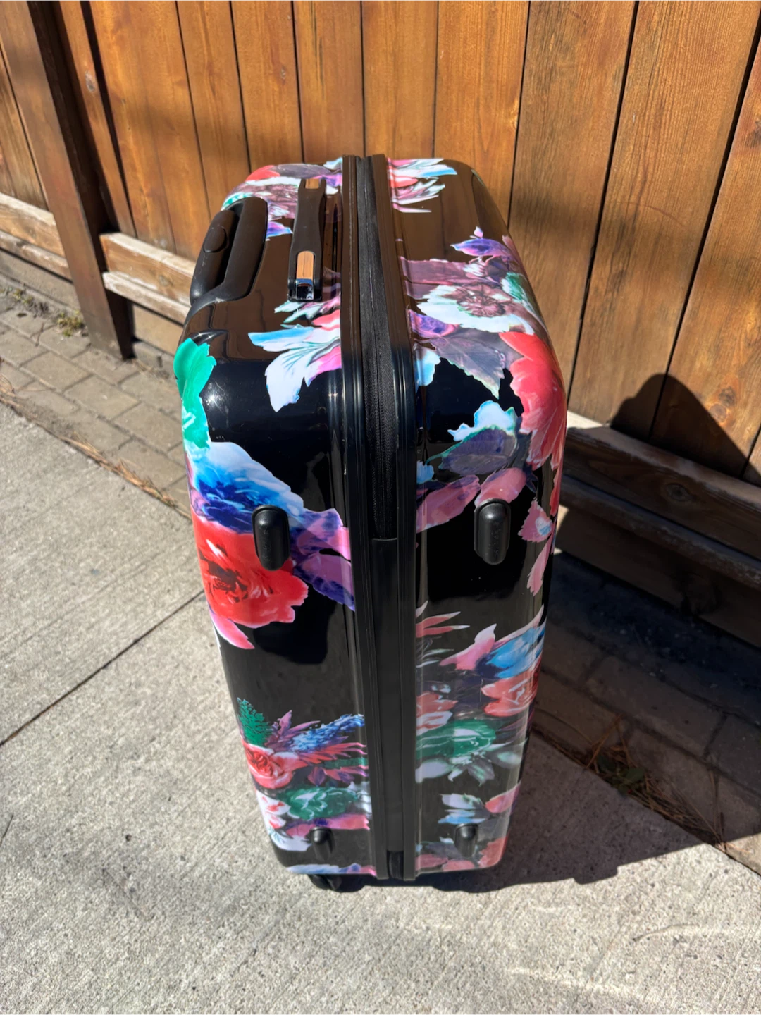 Large Guess Floral Hardside Luggage - photo 5