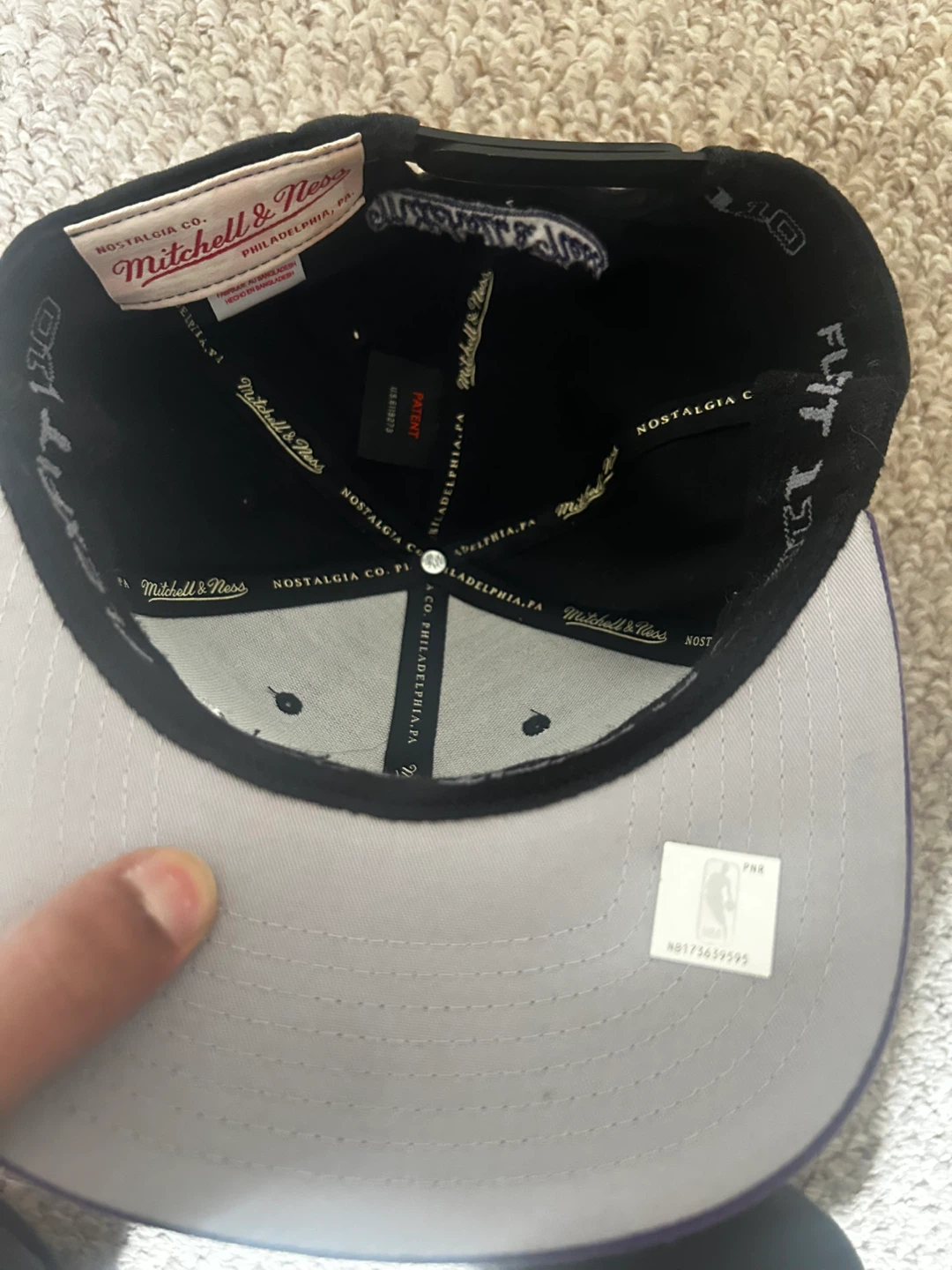 Two Mitchell & Ness Toronto Raptors Snapback Hats - photo 3