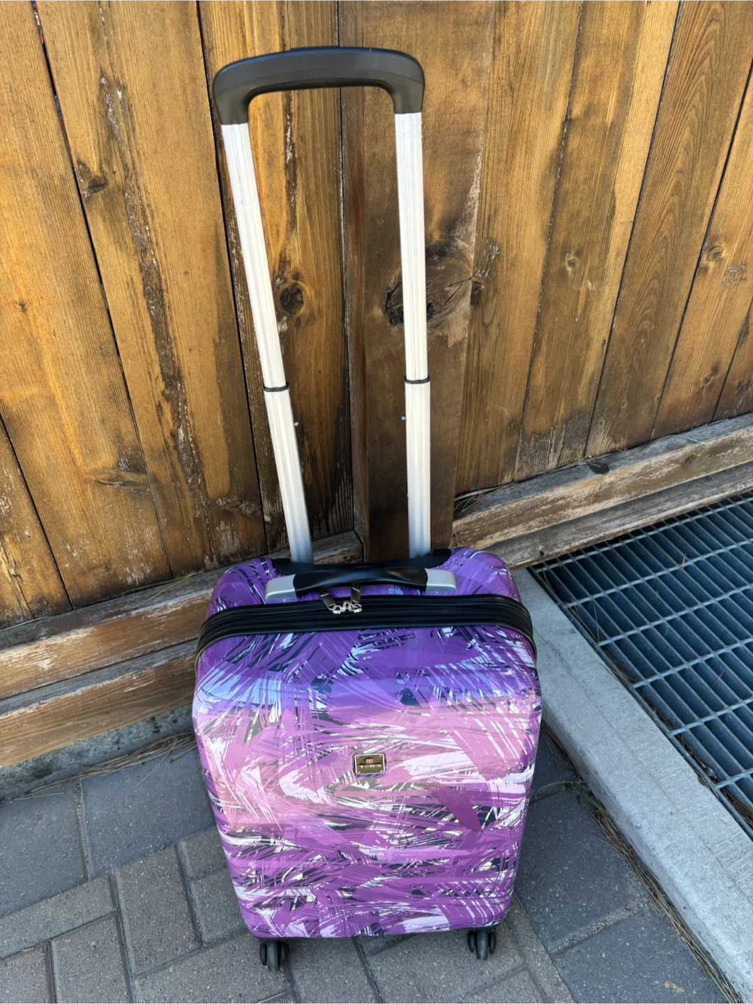 Carry on TAG Purple Abstract Print Hardshell Carry-On - photo 2