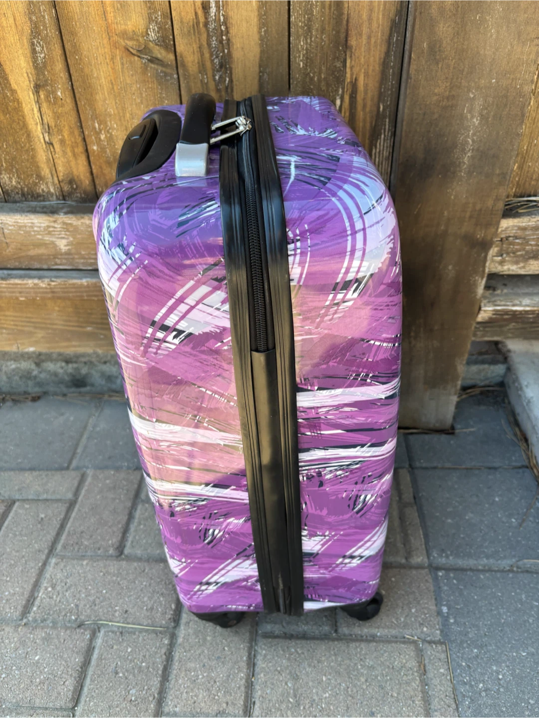 Carry on TAG Purple Abstract Print Hardshell Carry-On - photo 4