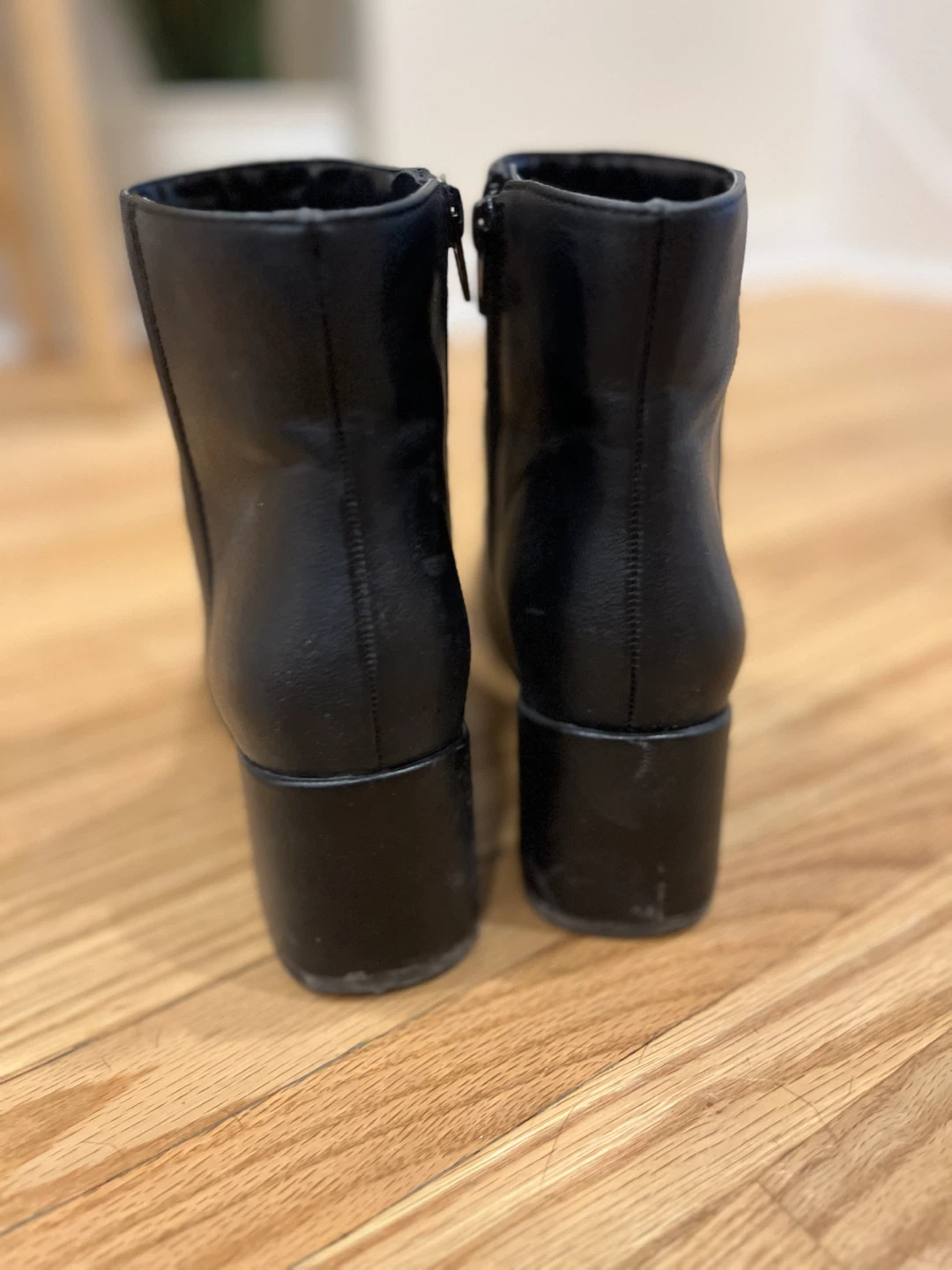 Black Block Heel Ankle Boots - photo 2