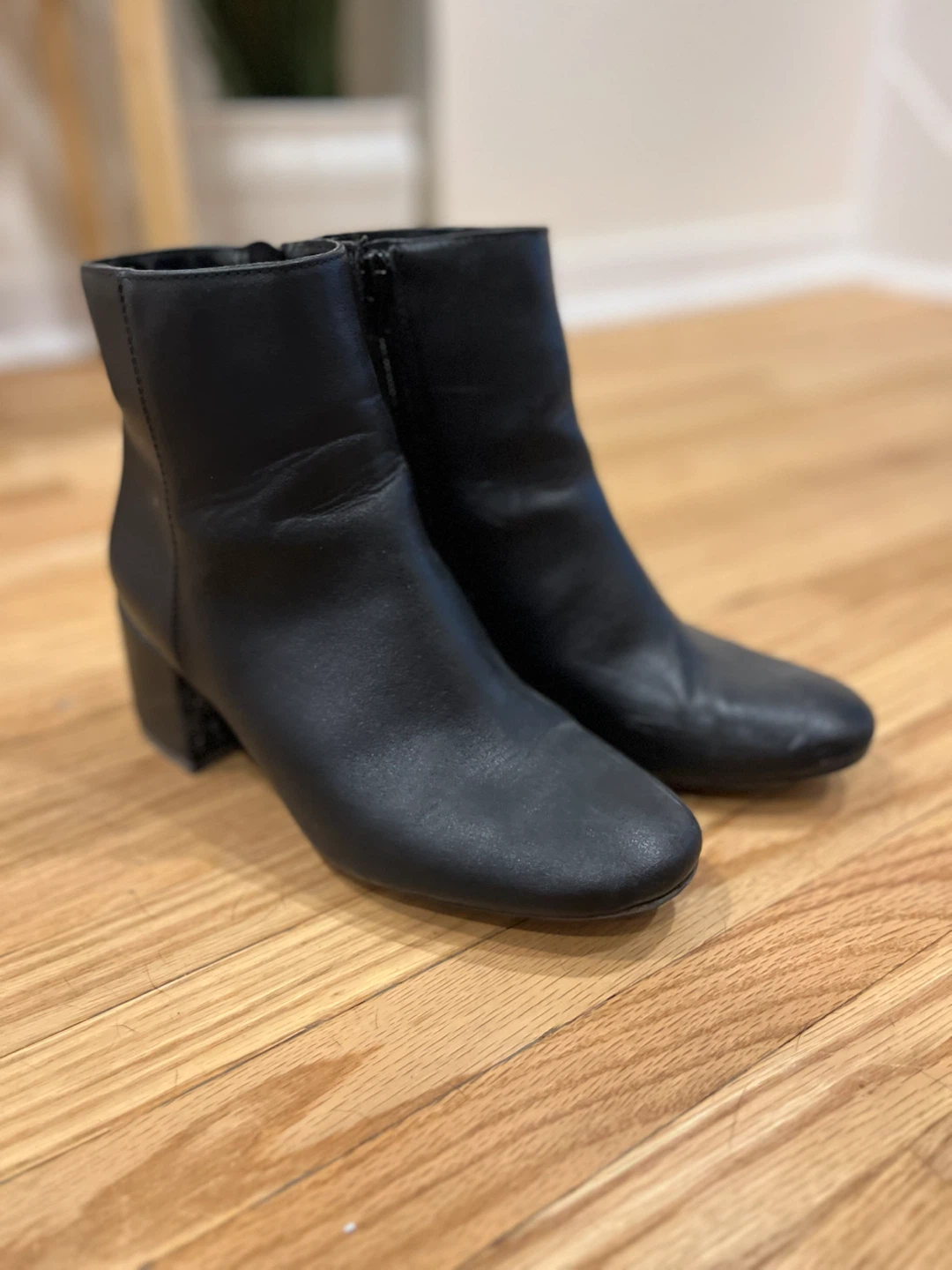 Black Block Heel Ankle Boots - photo 3