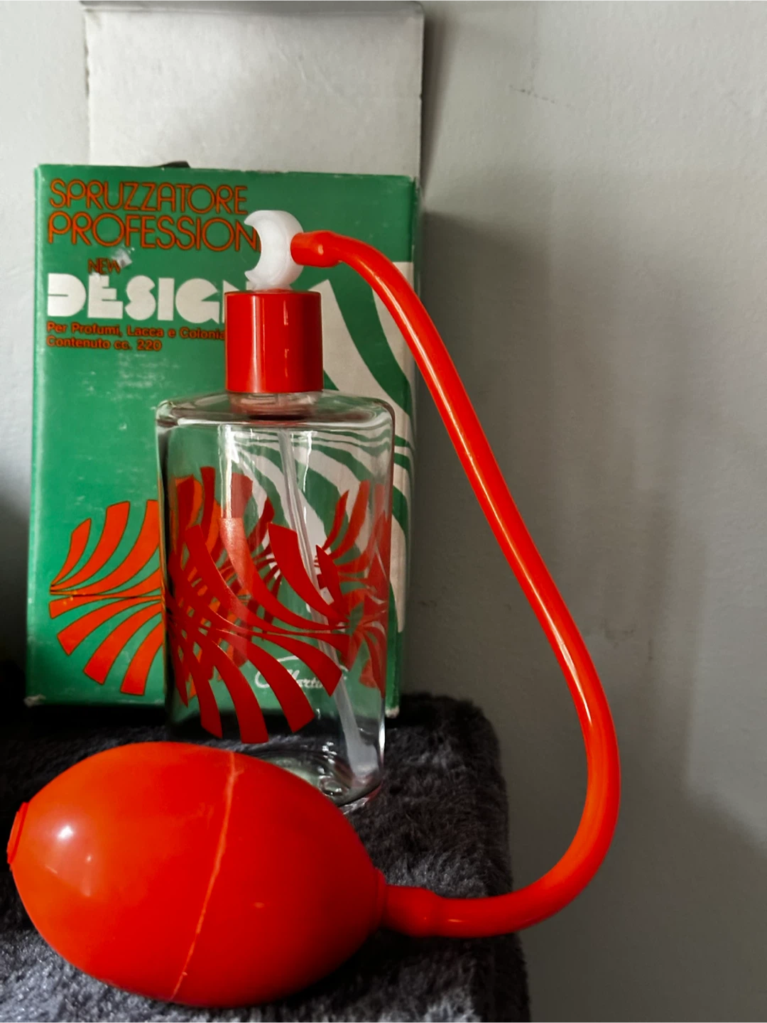 Vintage Martinoli Italian Barber Atomizer with Box - photo 3