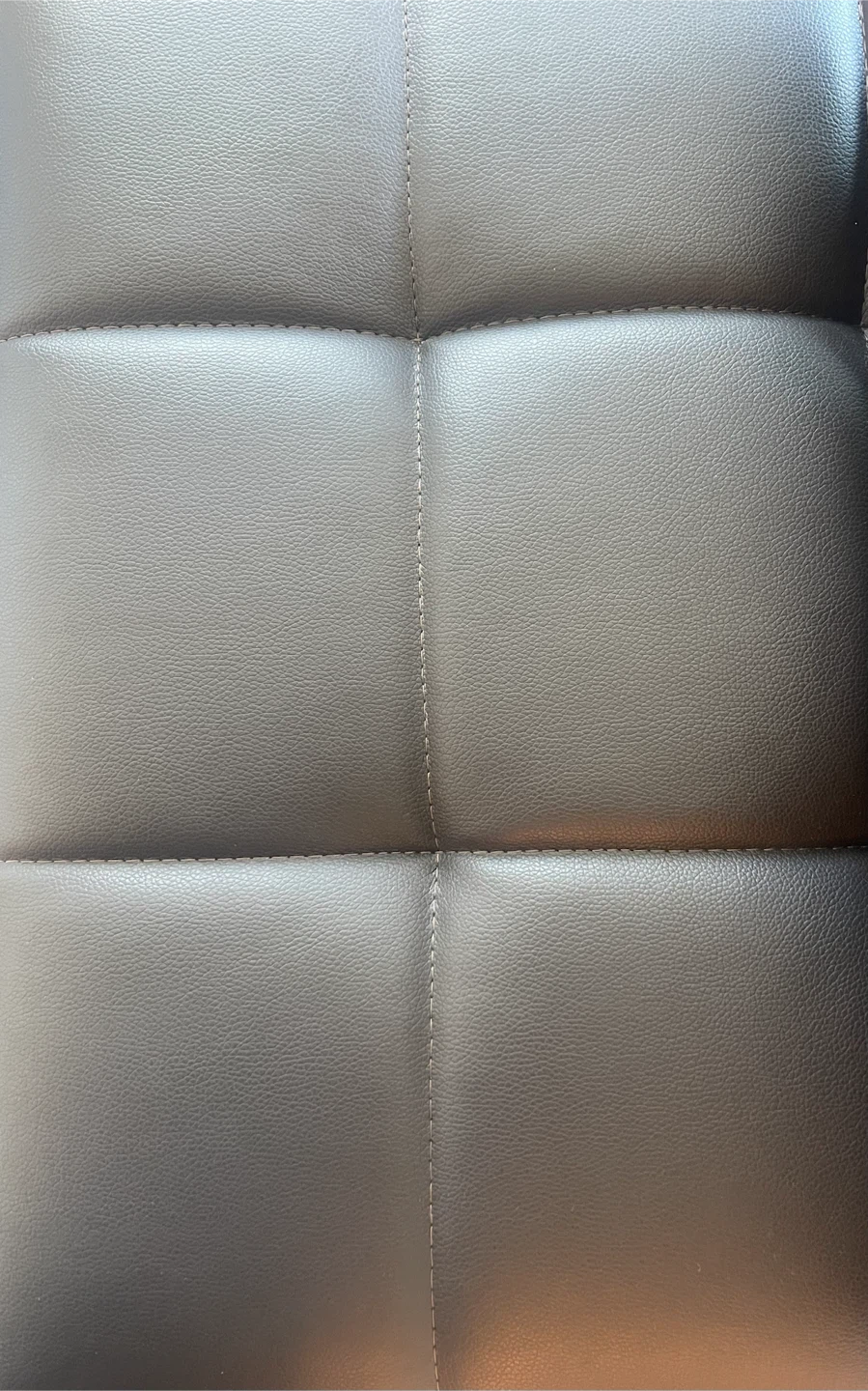 Two Twin Size Faux Leather Upholstered Headboards (Black/Brown) - photo 2