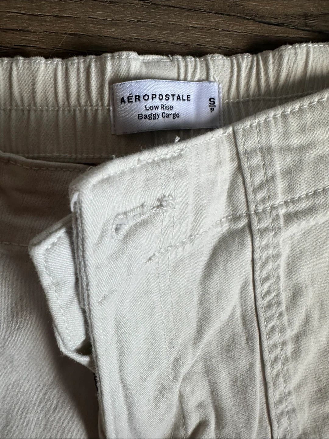 2 Pairs of Aeropostale Low Rise Baggy Cargo Pants - photo 3