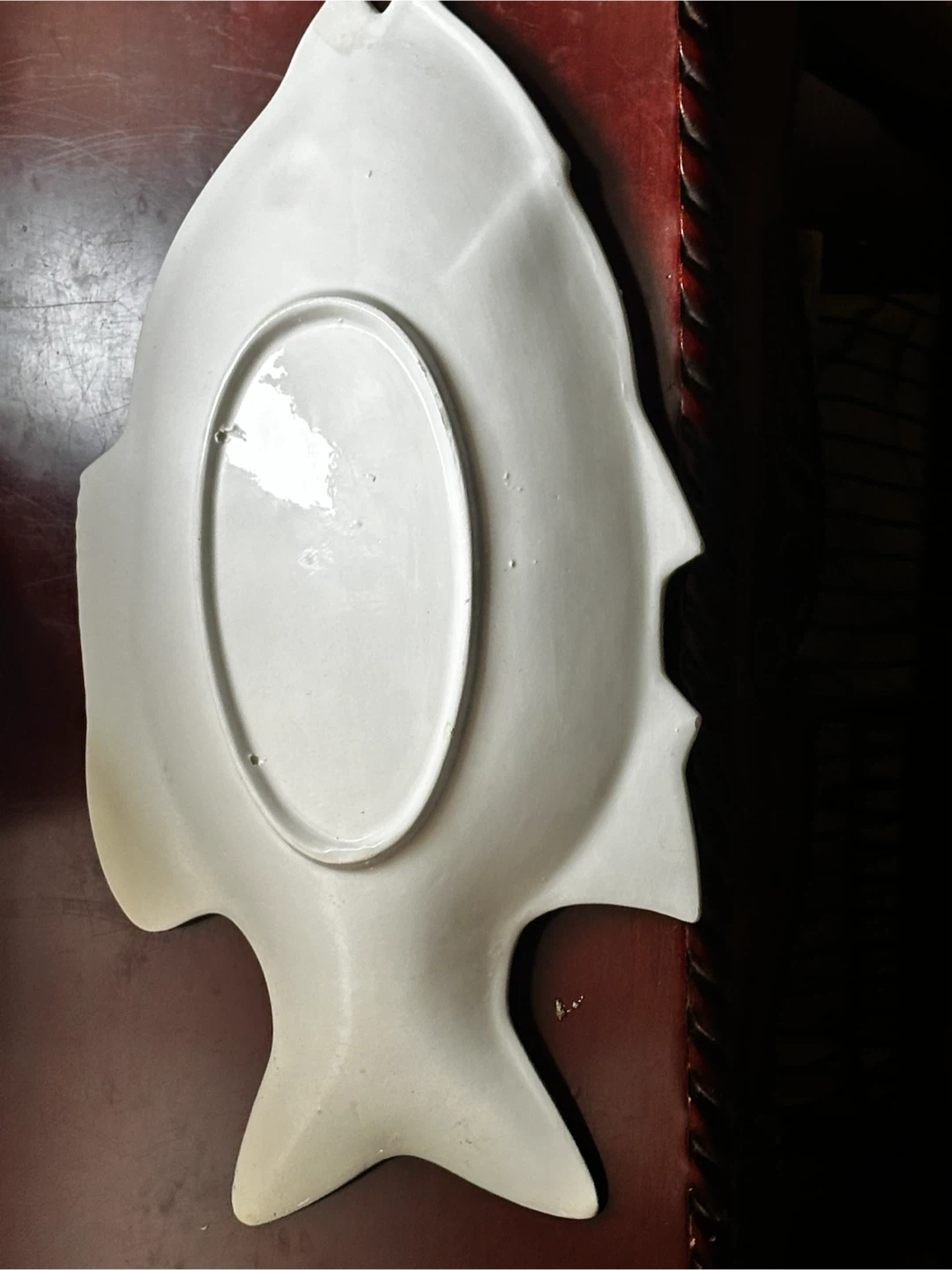 Vintage Mid-Century Modern Ceramic Fish Platter/wall hanger - photo 4