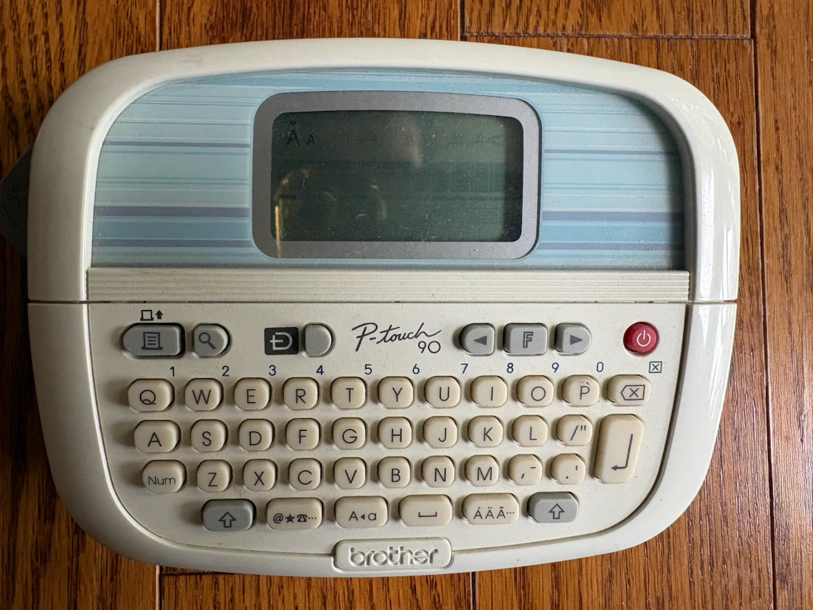 Brother P-touch 90 Label Maker with Tape