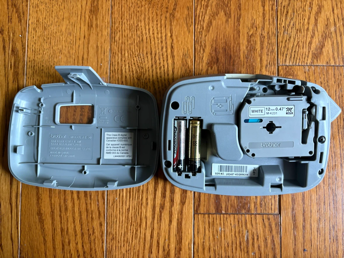 Brother P-touch 90 Label Maker with Tape - photo 2