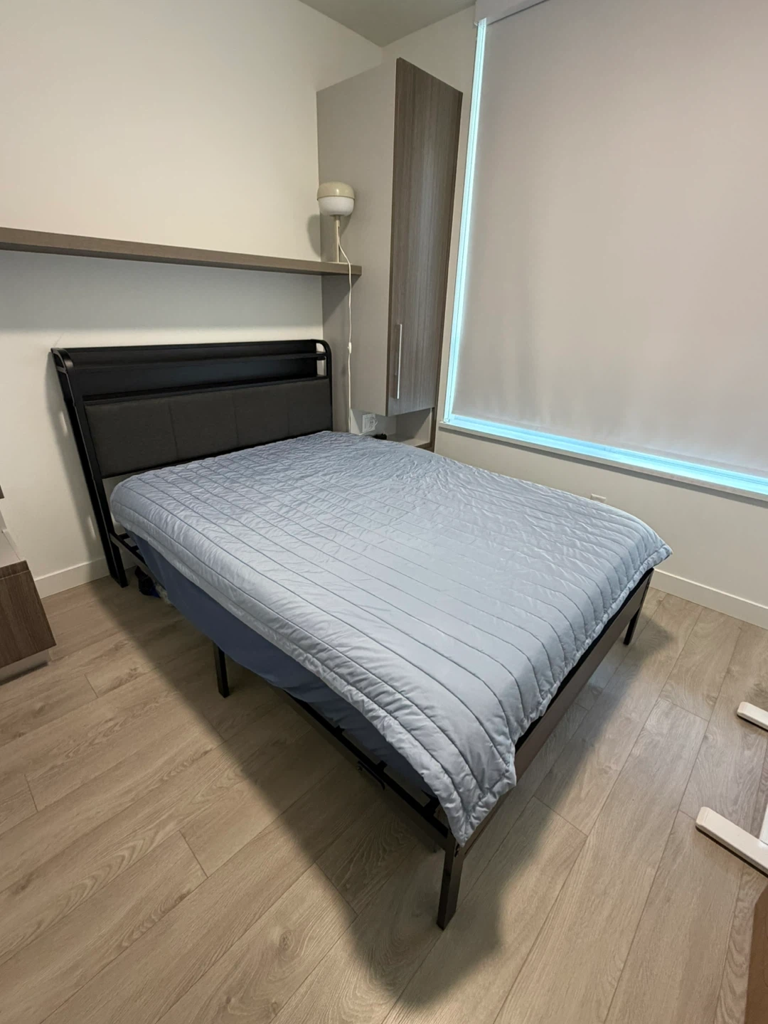 Full Size Bed Frame & Full Size Mattress (like new) - photo 2