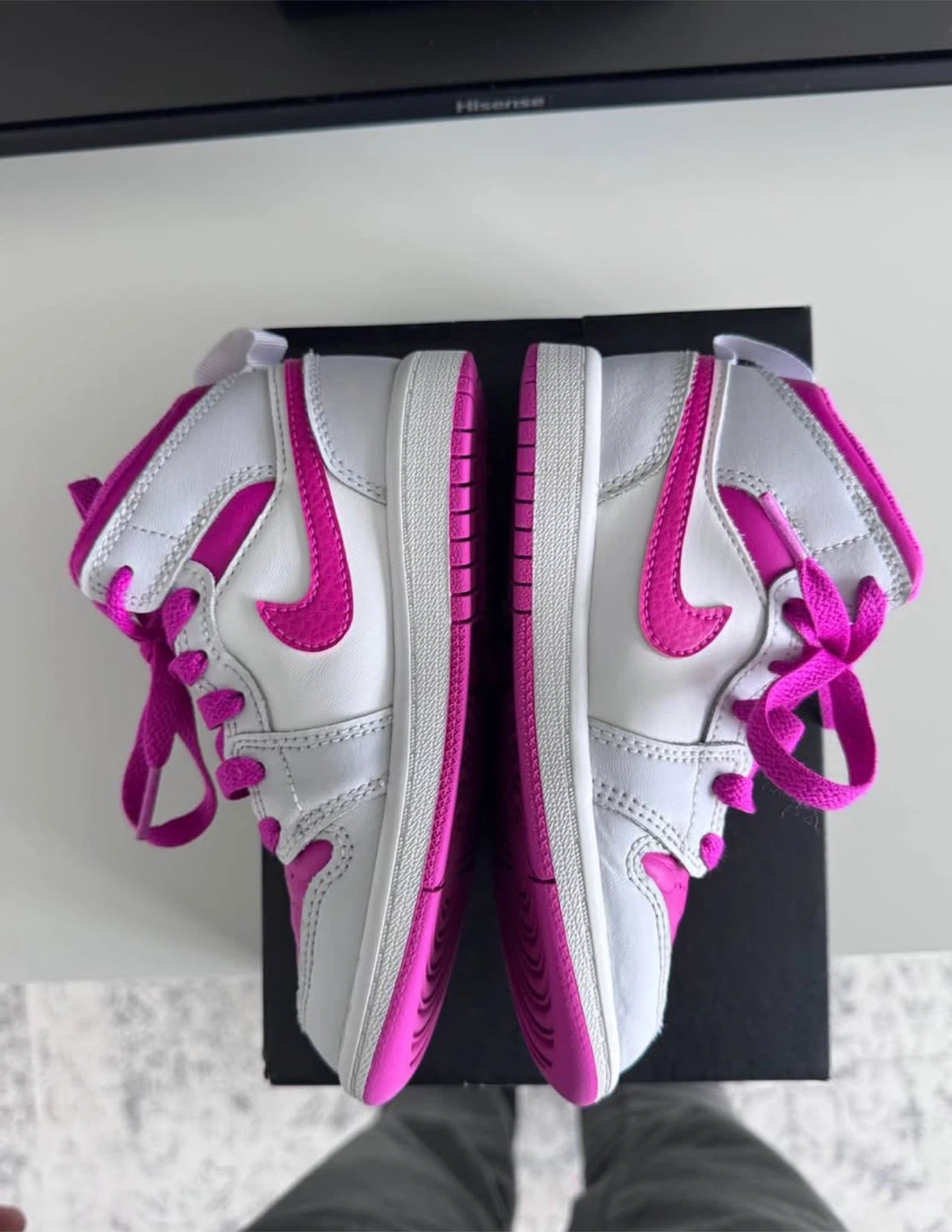 Air Jordan 1 Mid PS Fire Pink - photo 4