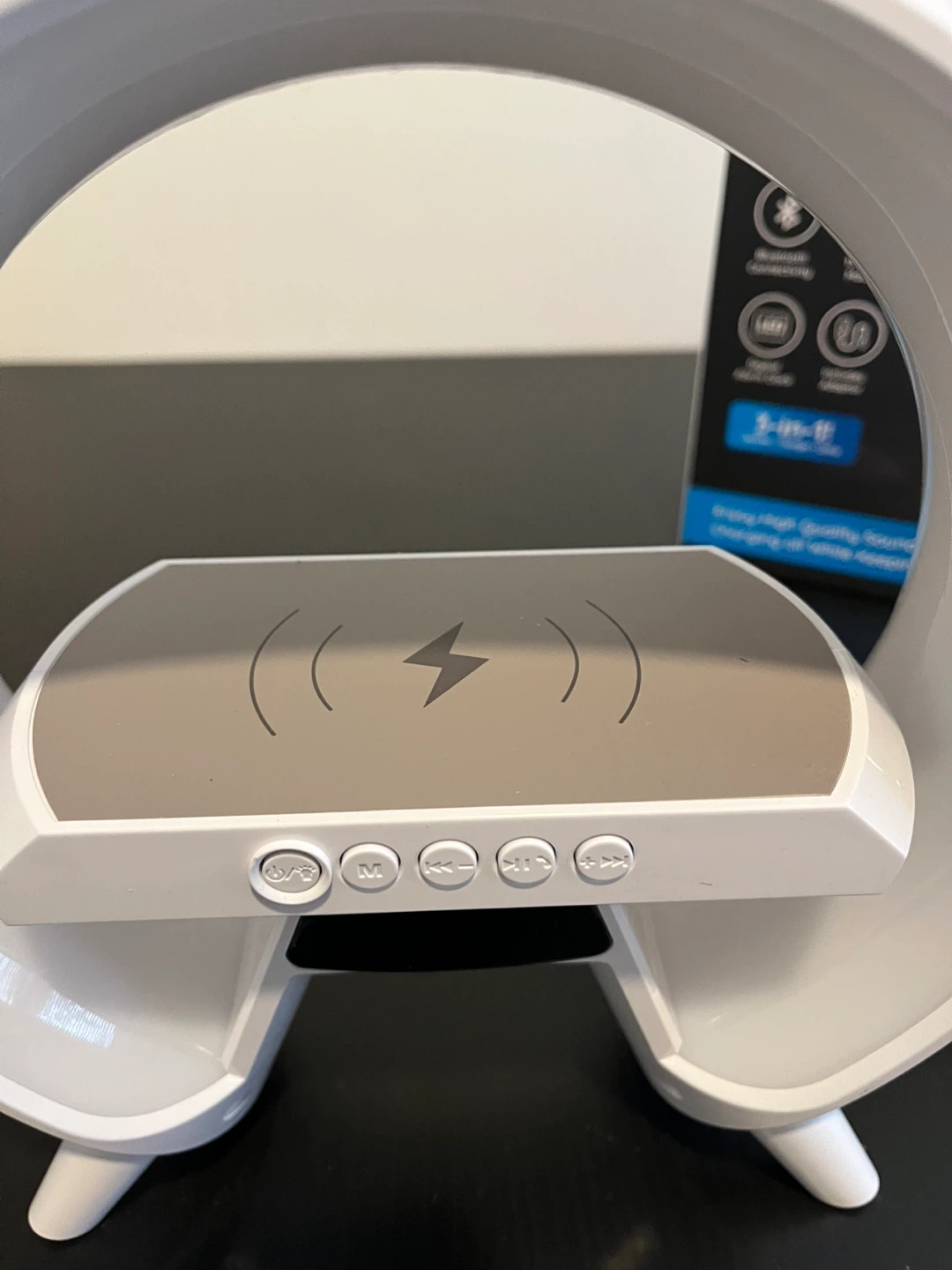 SonicVibes TrioTune 3-in-1 Speaker Lamp and Charger - photo 3