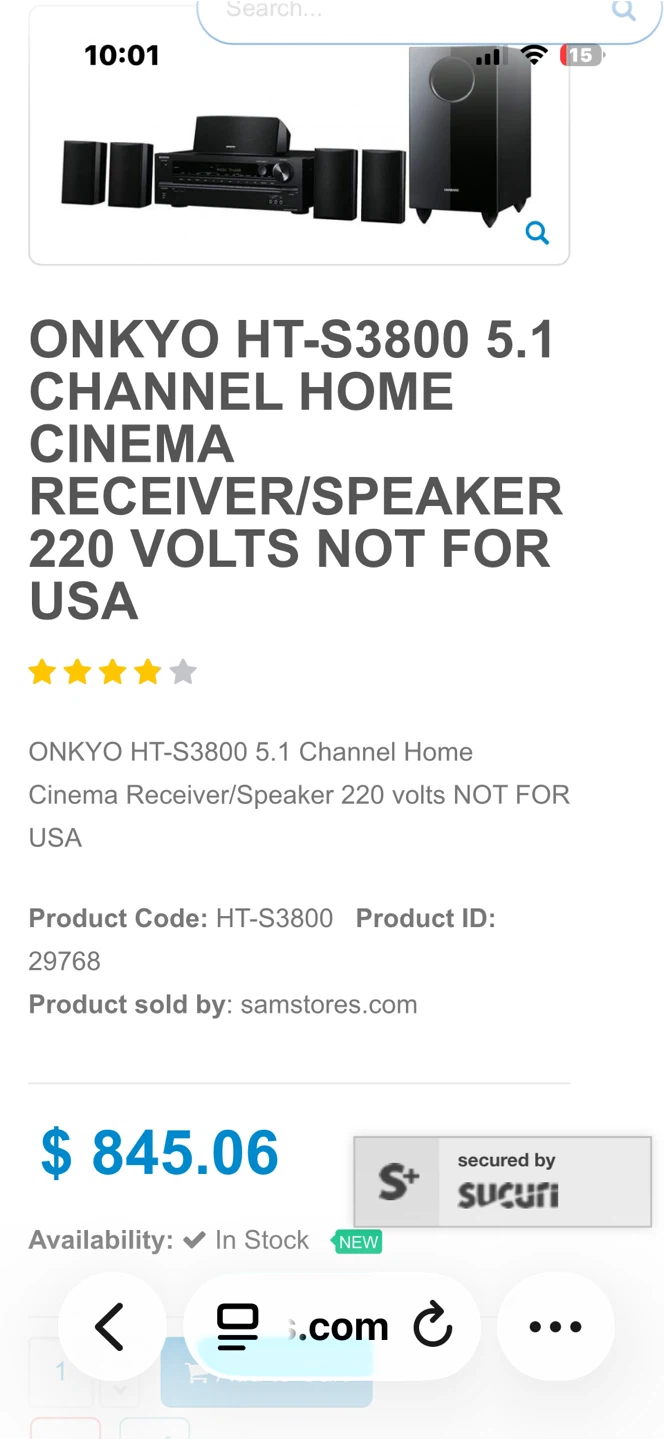Onkyo HT-S3800 5.1 Channel Home Cinema System - photo 3