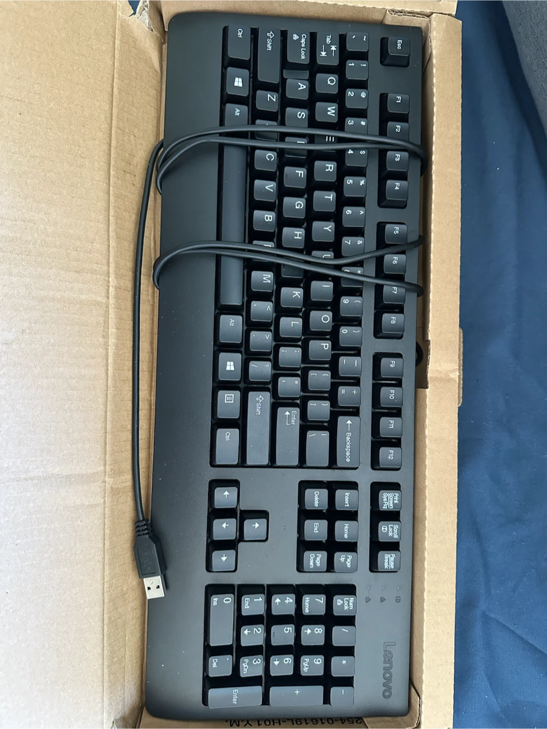 Lenovo USB Wired Keyboard – Full Size with Number Pad - photo 2