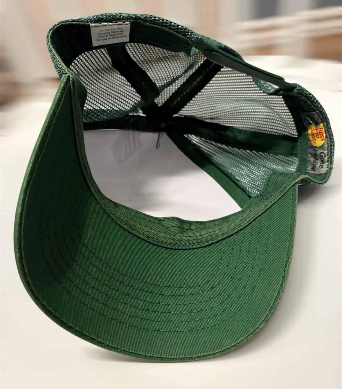 Bass Pro Shops Green Mesh Trucker Hat osfm - photo 2
