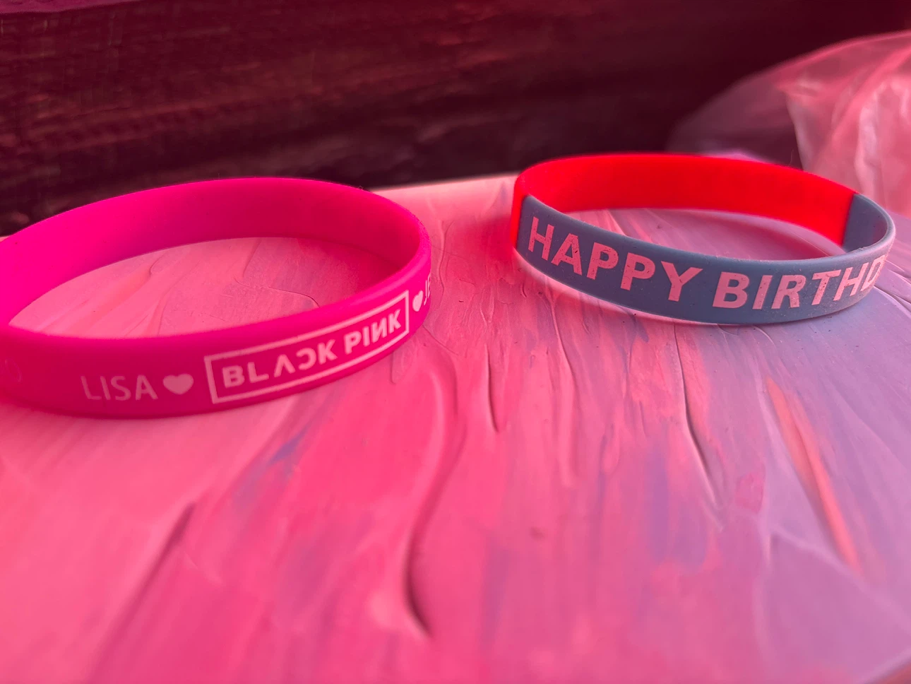 BLACKPINK and Happy Birthday Silicone Bracelets
