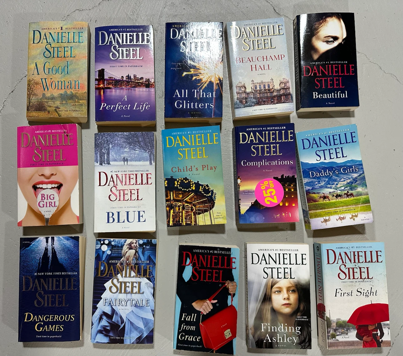 Collection of Danielle Steel Novels