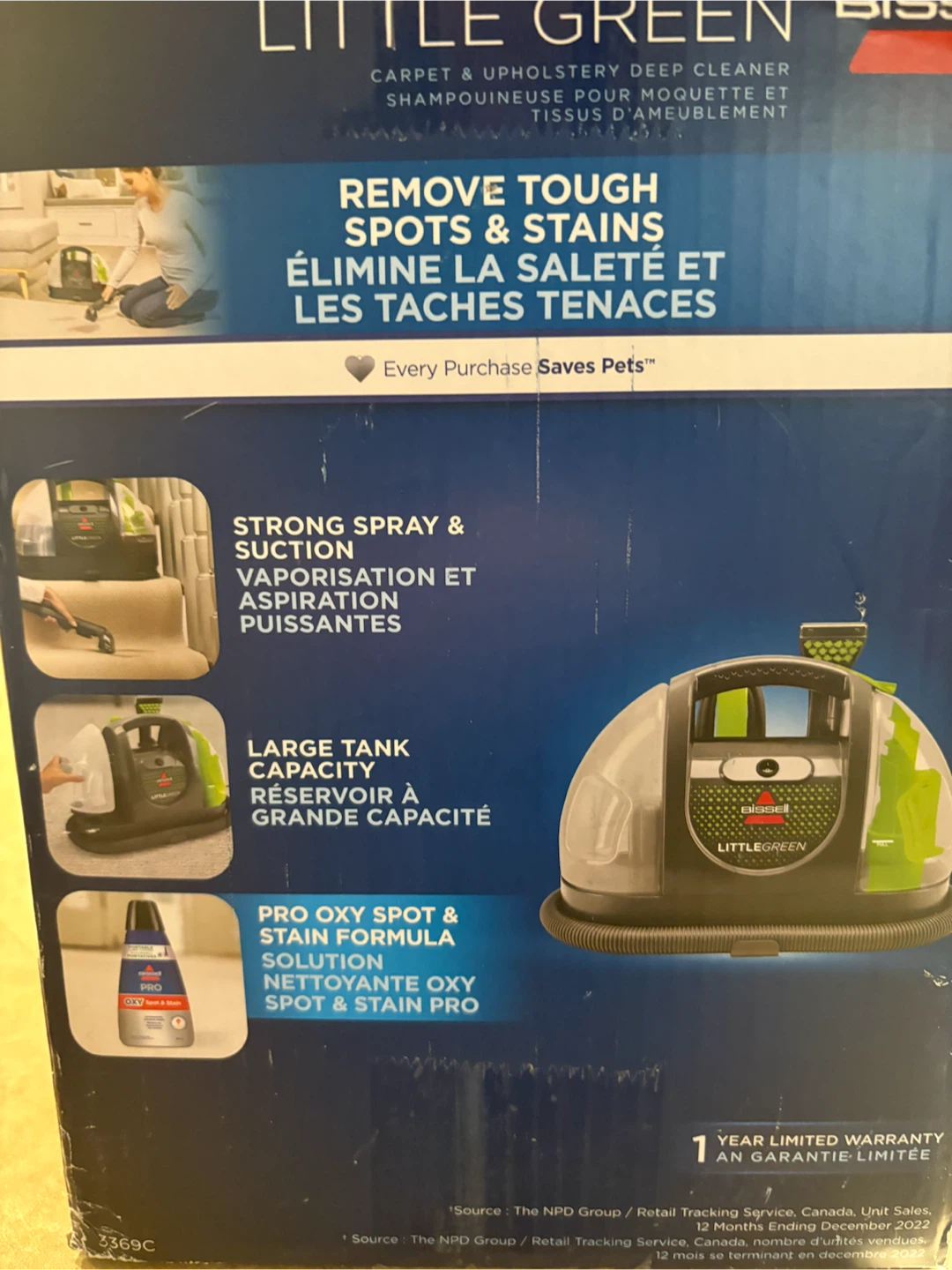 Bissell Little Green Carpet and Upholstery Cleaner - photo 4