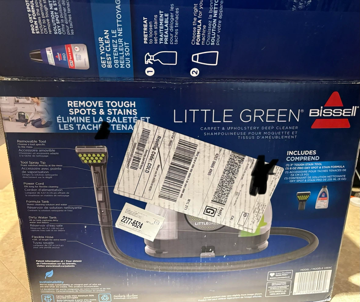 Bissell Little Green Carpet and Upholstery Cleaner - photo 5