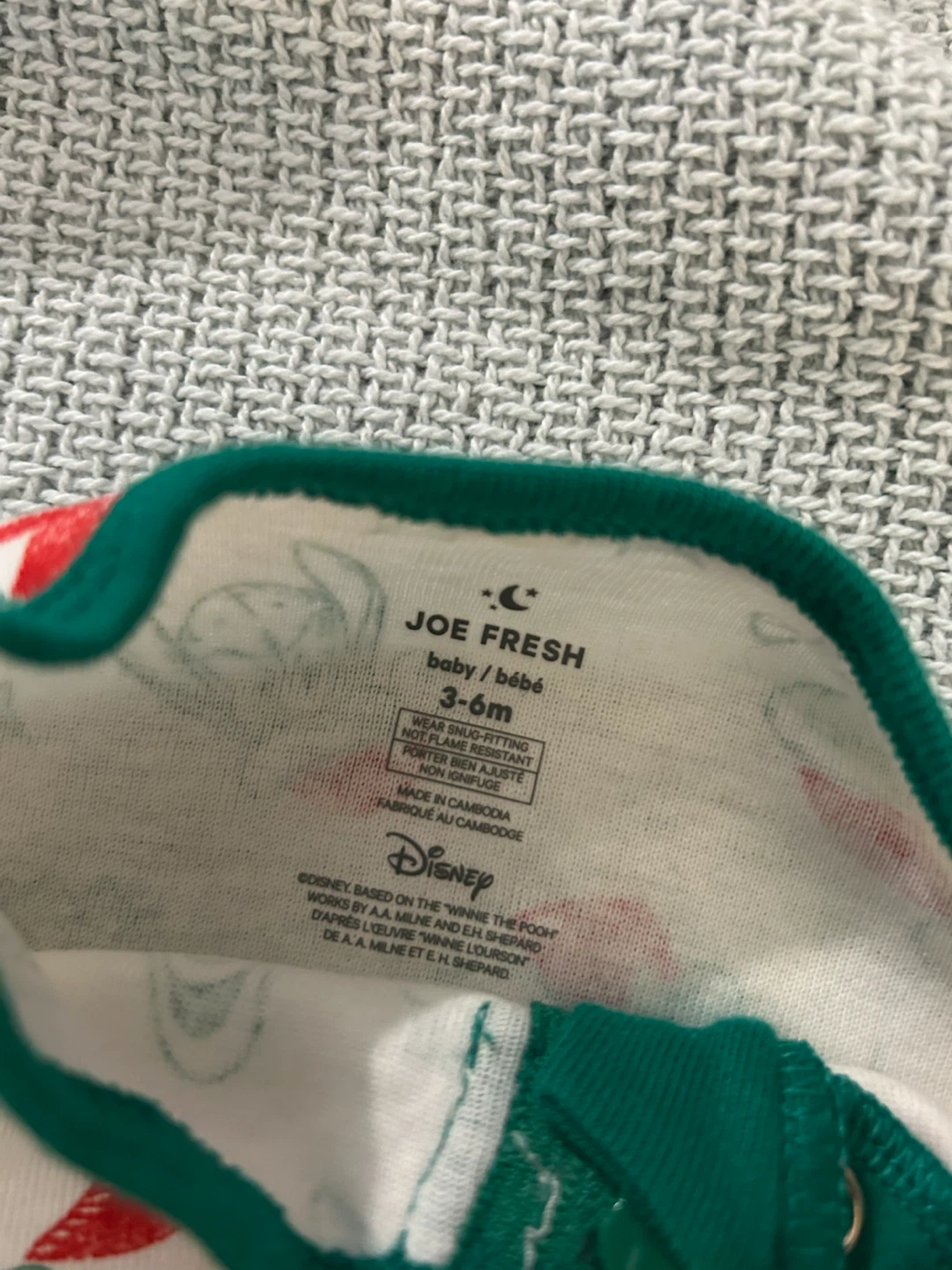 Joe Fresh Disney Winnie the Pooh Baby Sleeper - photo 2