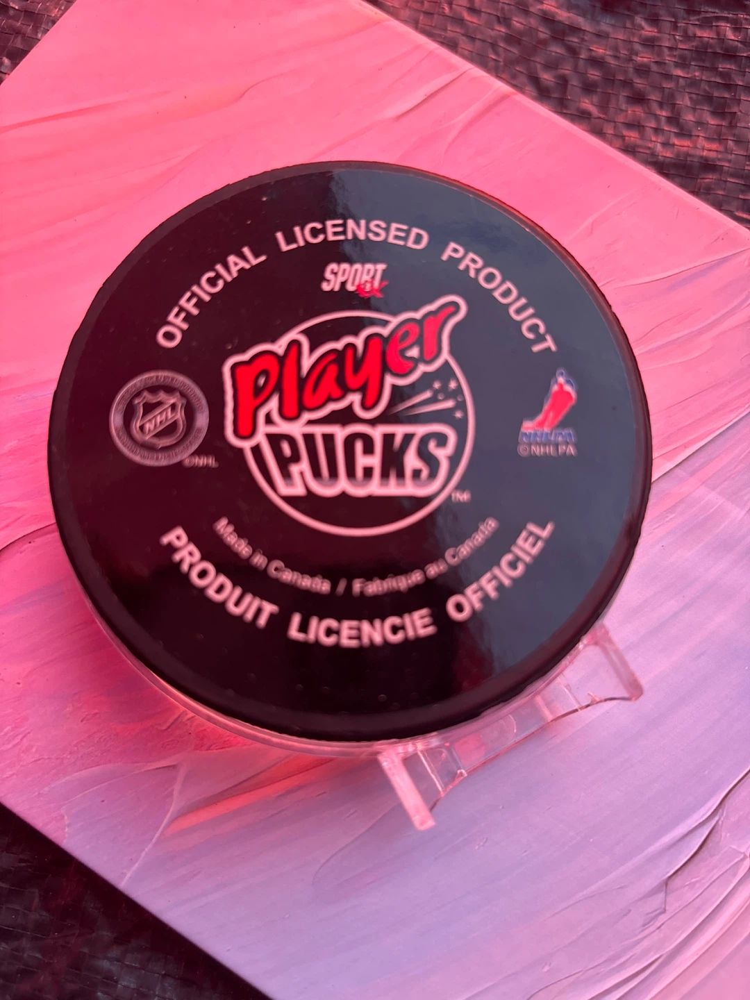 Montreal Canadiens Player Puck - Huet & Ryder