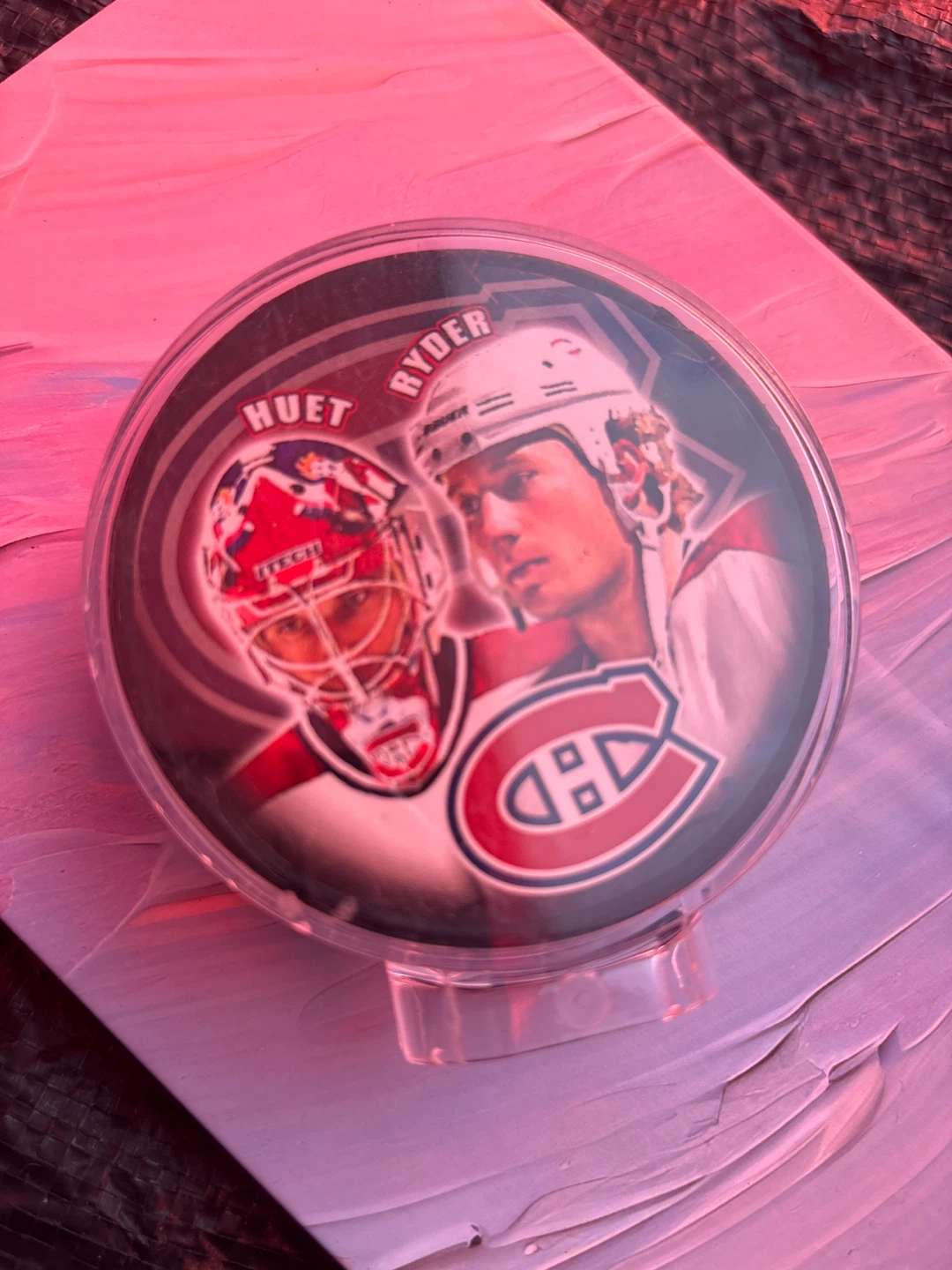 Montreal Canadiens Player Puck - Huet & Ryder - photo 2