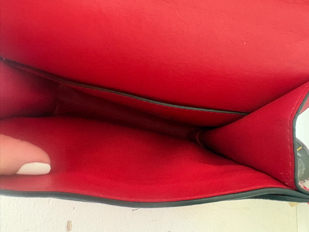 Rockstud Red Leather Handbag - photo 4