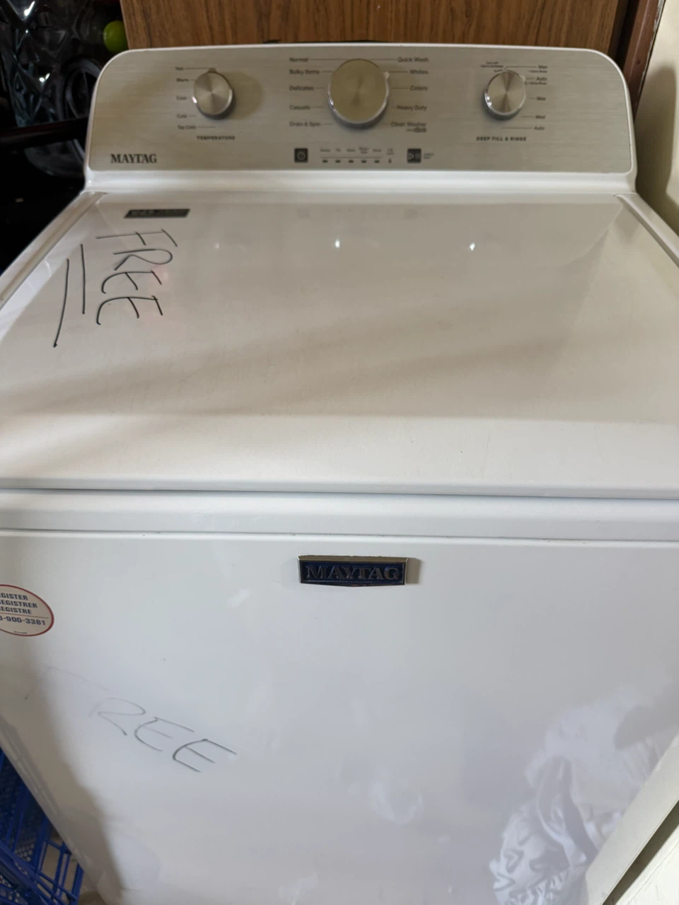 Maytag Top Load Washing Machine - photo 2