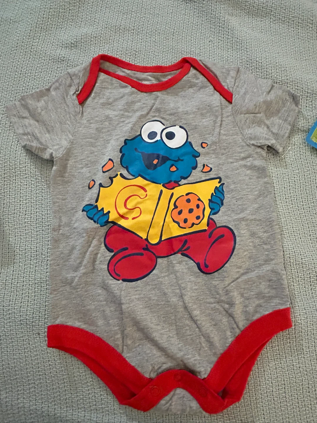Sesame Beginnings Cookie Monster Bodysuit 18-24 Months
