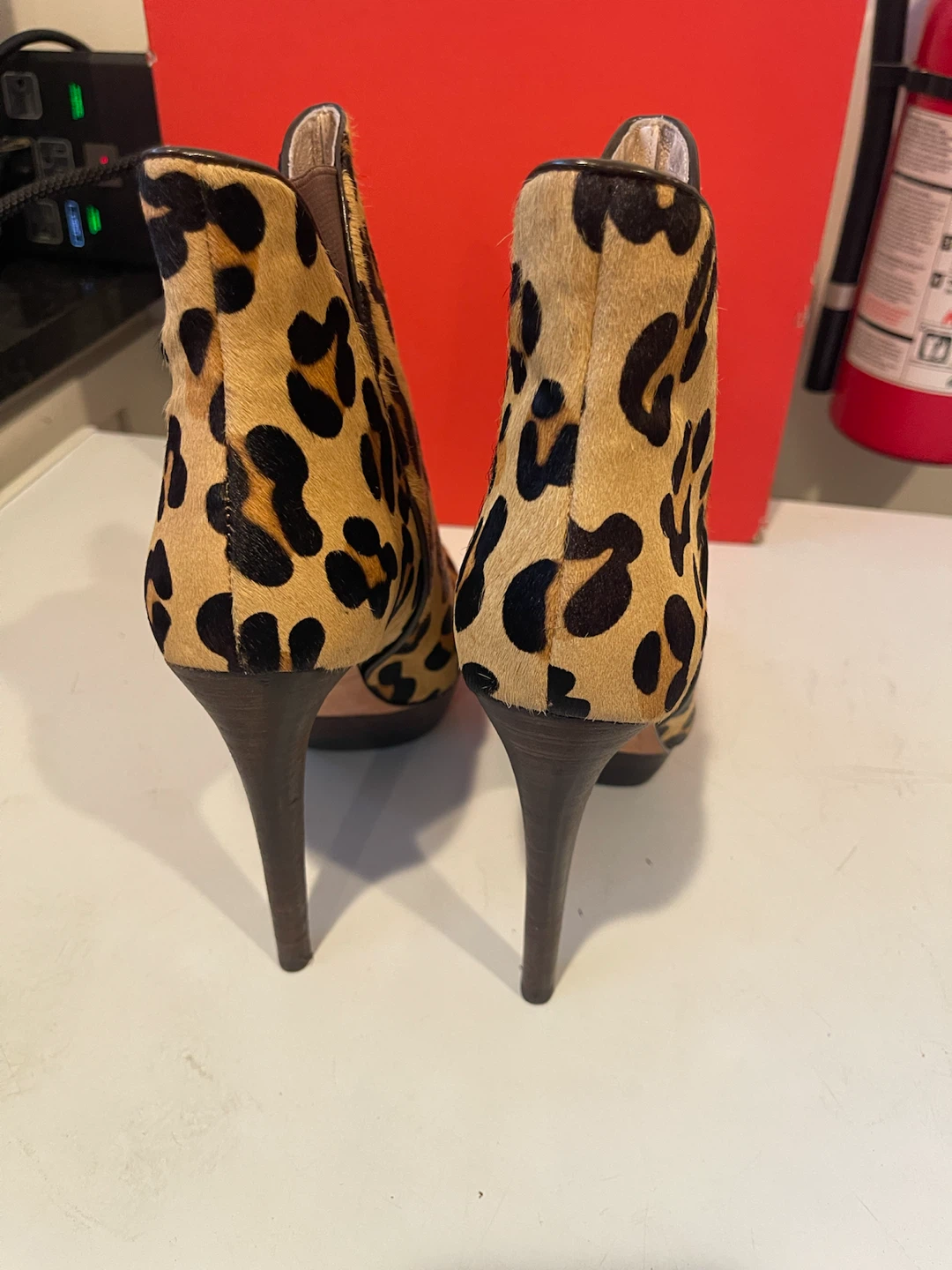 Jean-Michel Cazabat Leopard Print Ankle Boots - photo 3