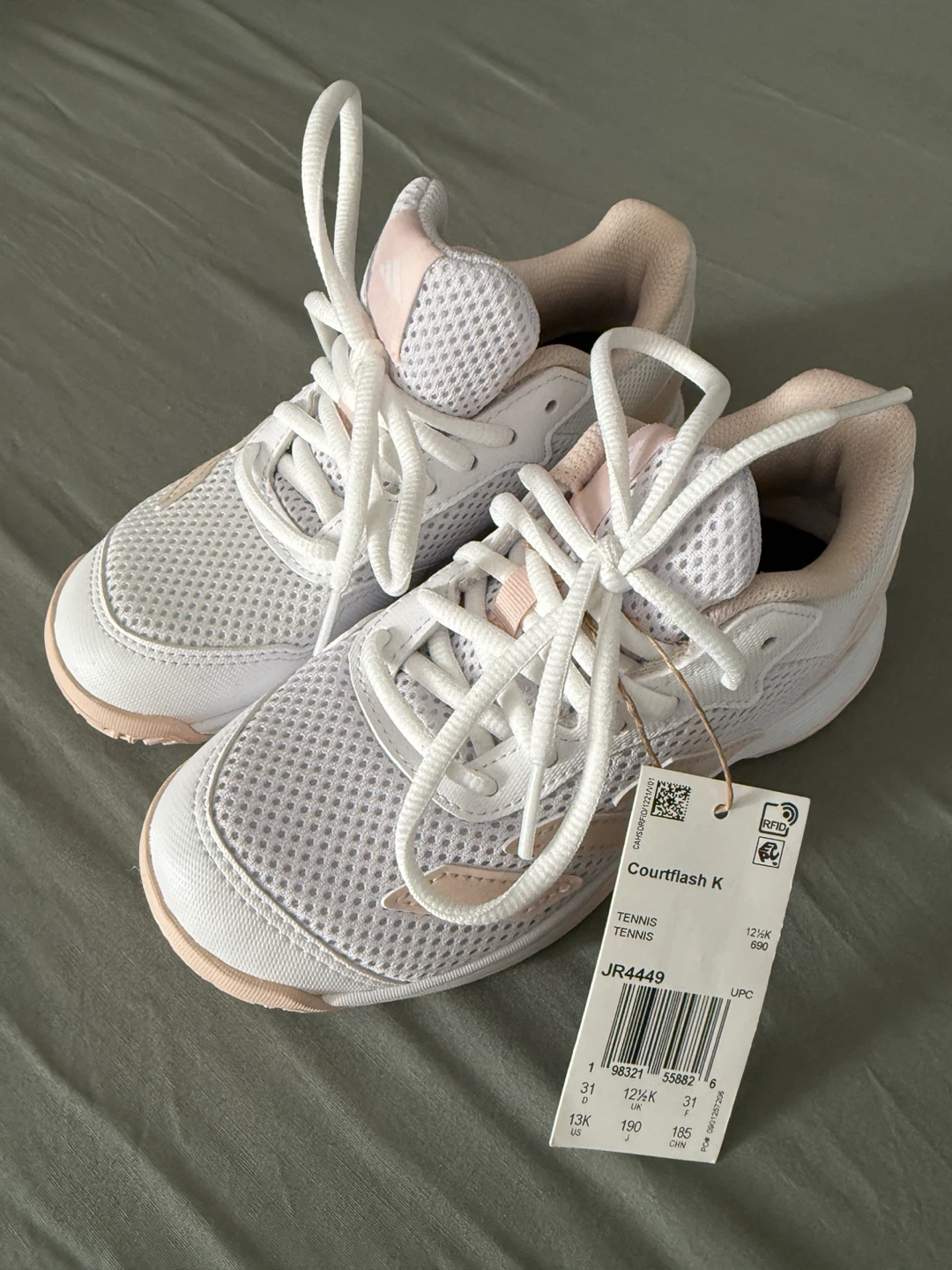 Adidas Courtflash K Kids Tennis Shoes