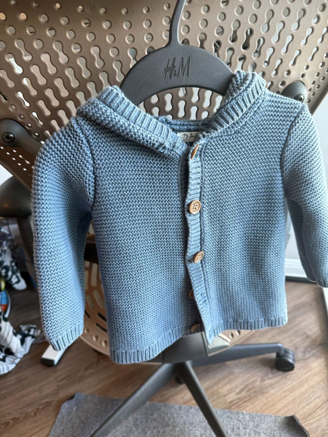 Toddler Knit Cardigan with Hood