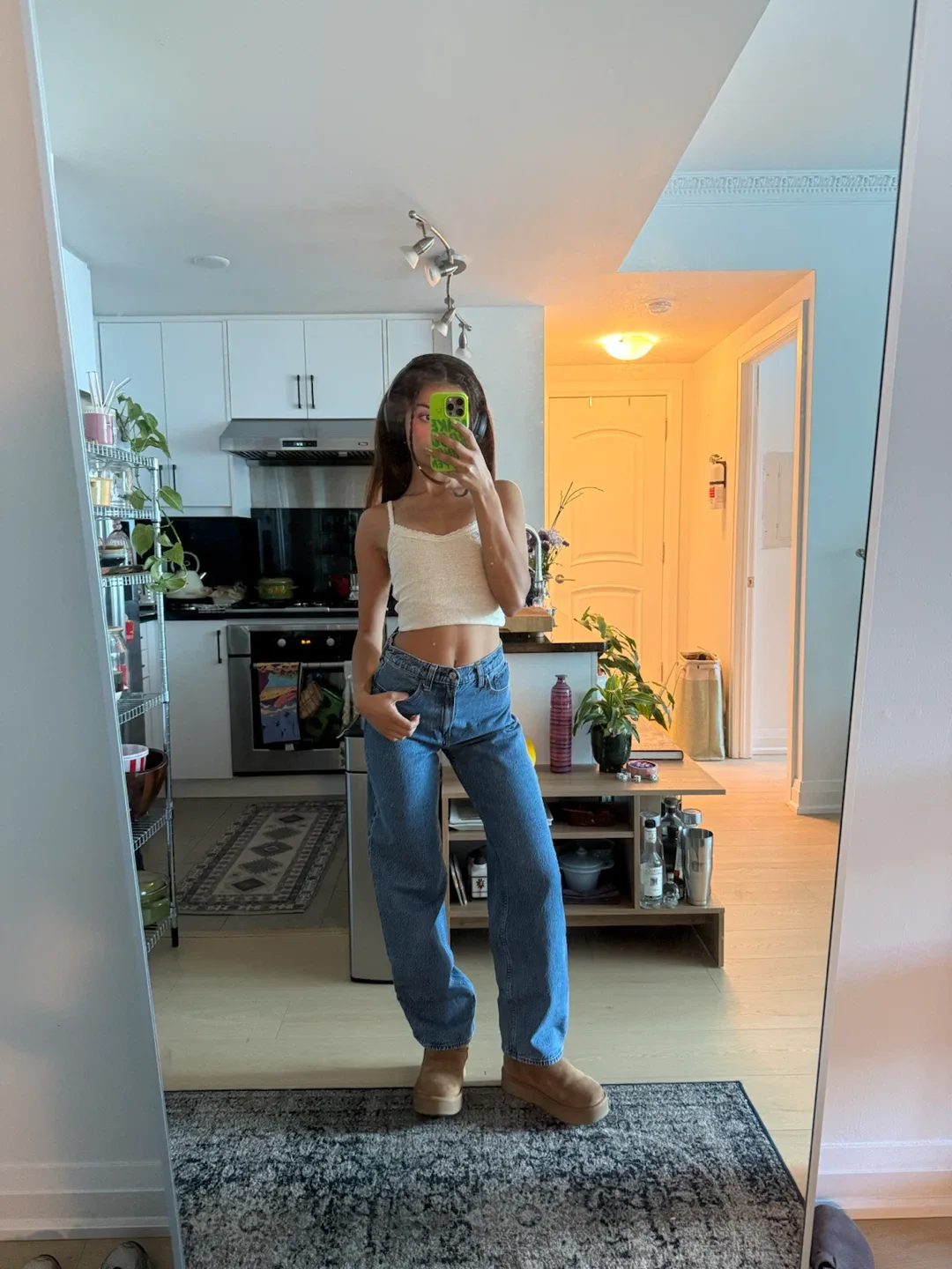 Abercrombie & Fitch The Taper Jean High Rise