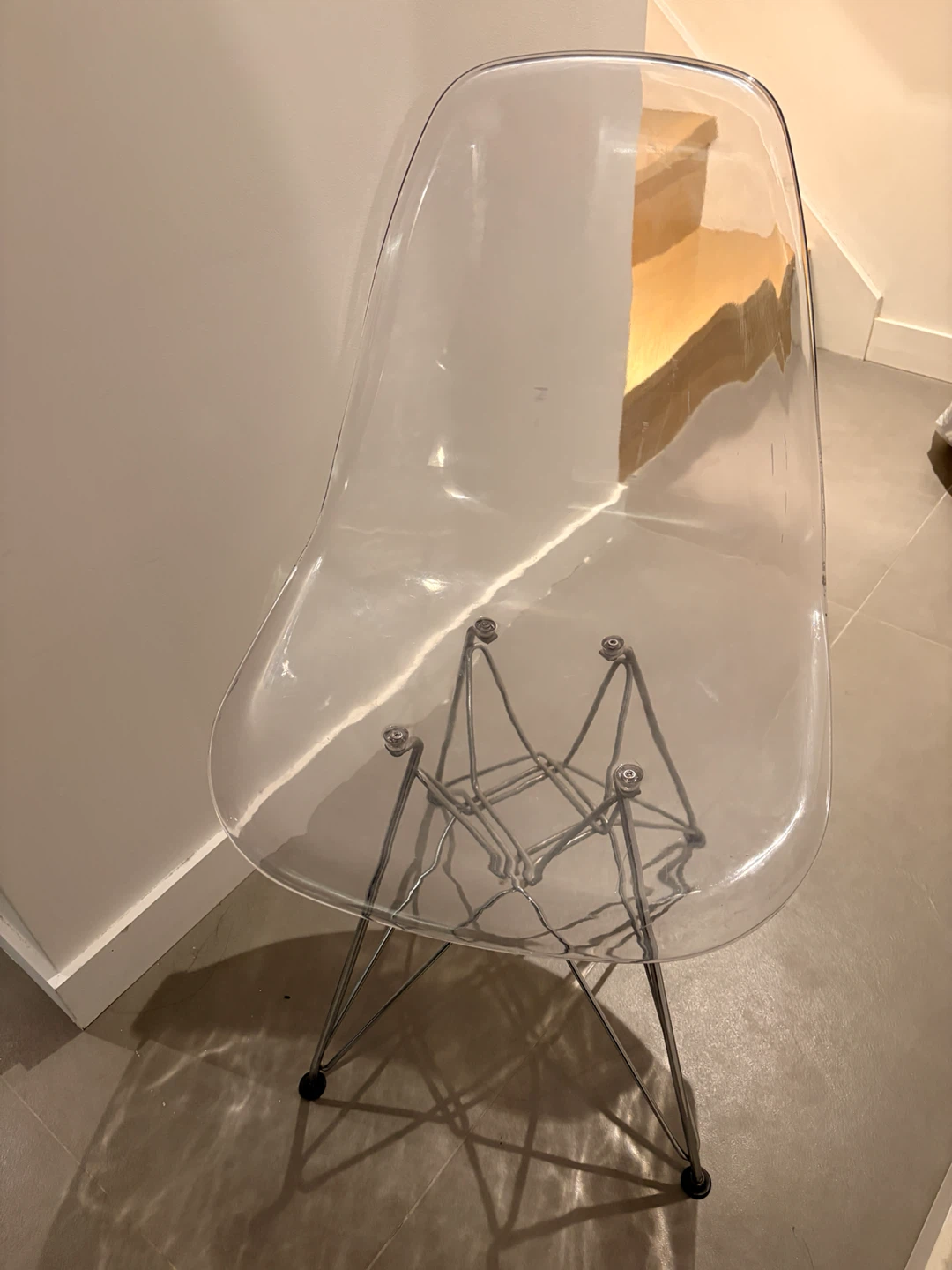 Clear Eames Style Dining Chair
