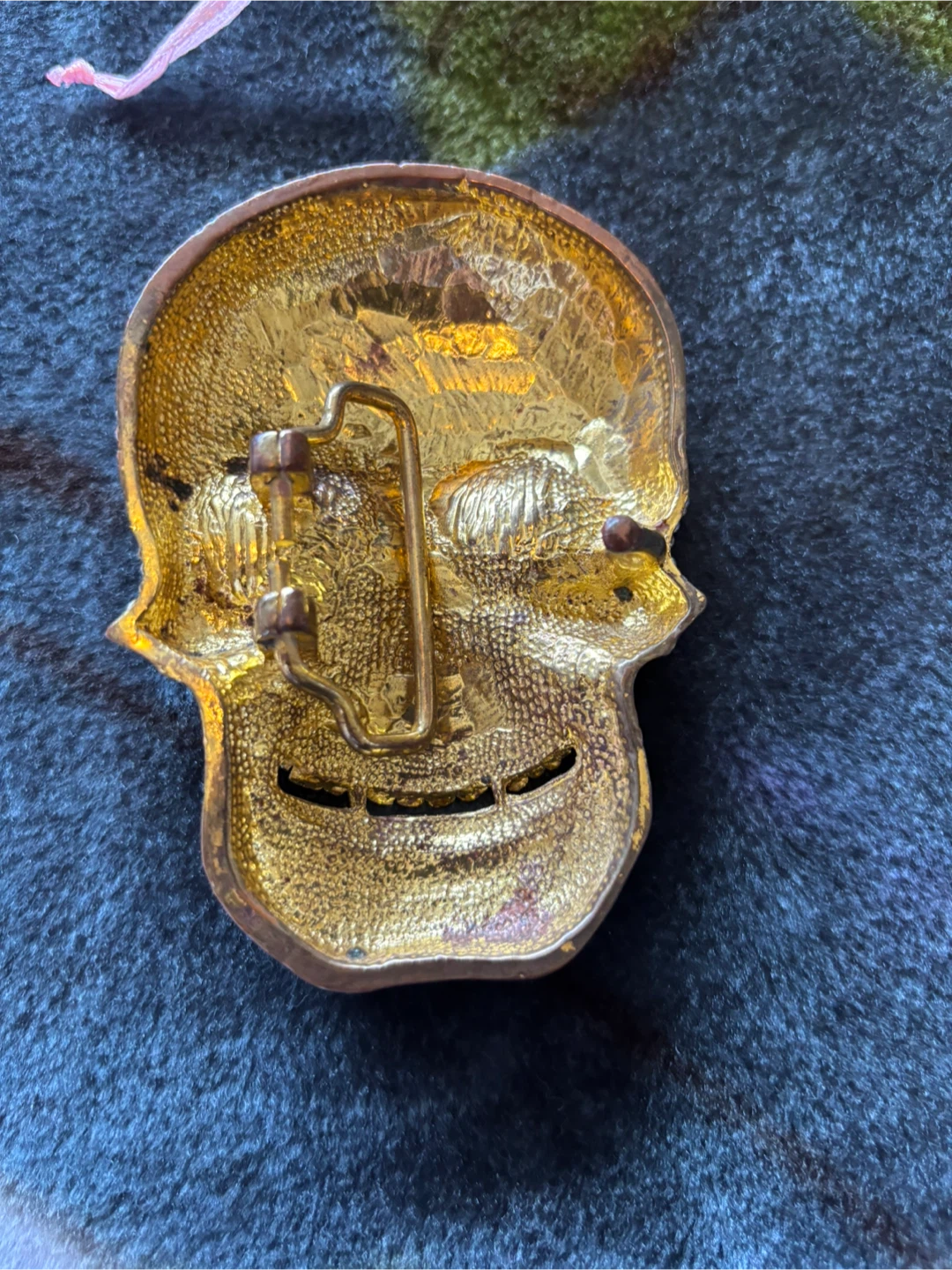Skull head belt buckle - photo 2
