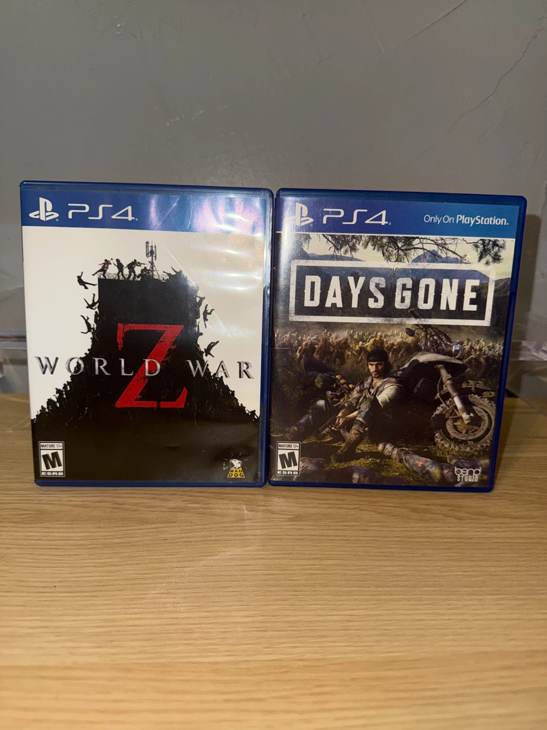 World War Z and Days Gone for PS4