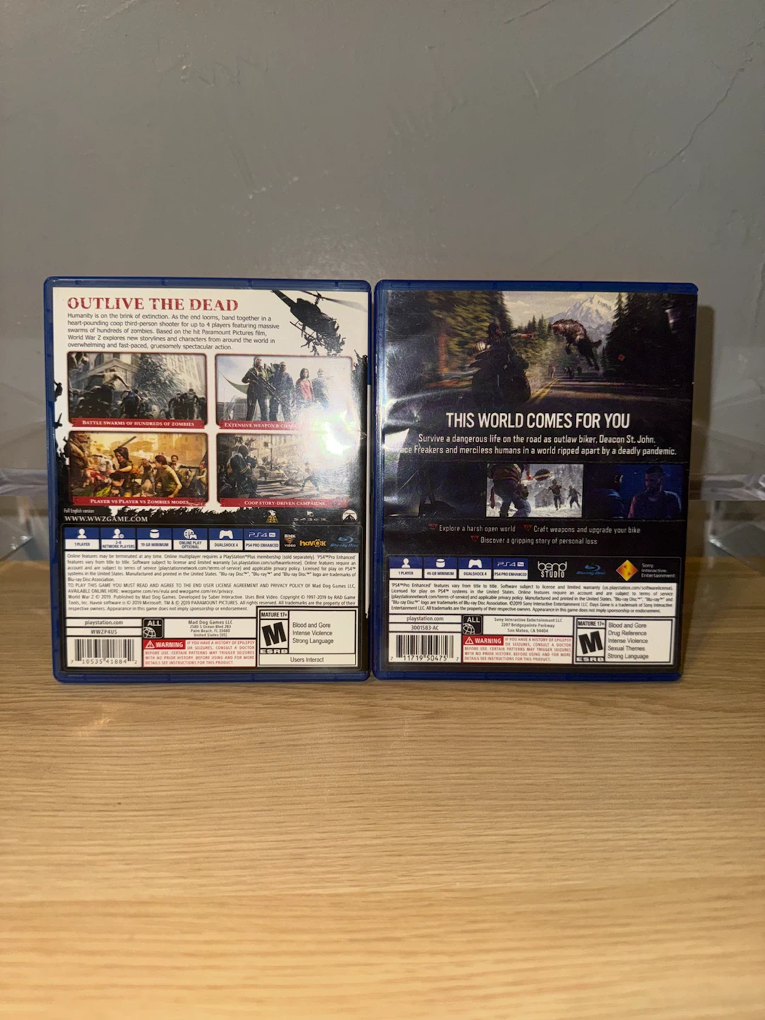 World War Z and Days Gone for PS4 - photo 2