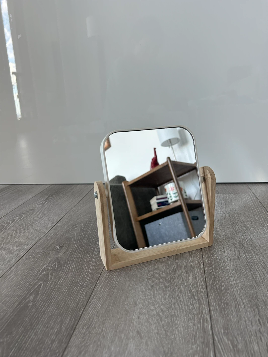 Double-Sided Tabletop Mirror – Magnifying & Regular Mirror - photo 3