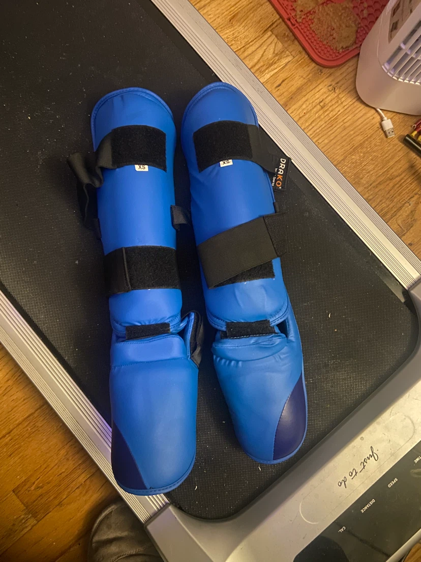 Drako Blue Shin Guards