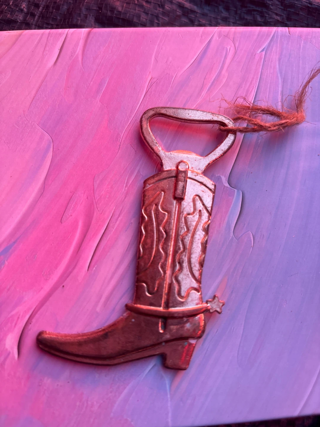 Cowboy Boot Metal Bottle Opener