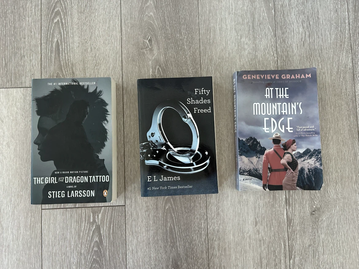 Set of 3 Popular Fiction Novels